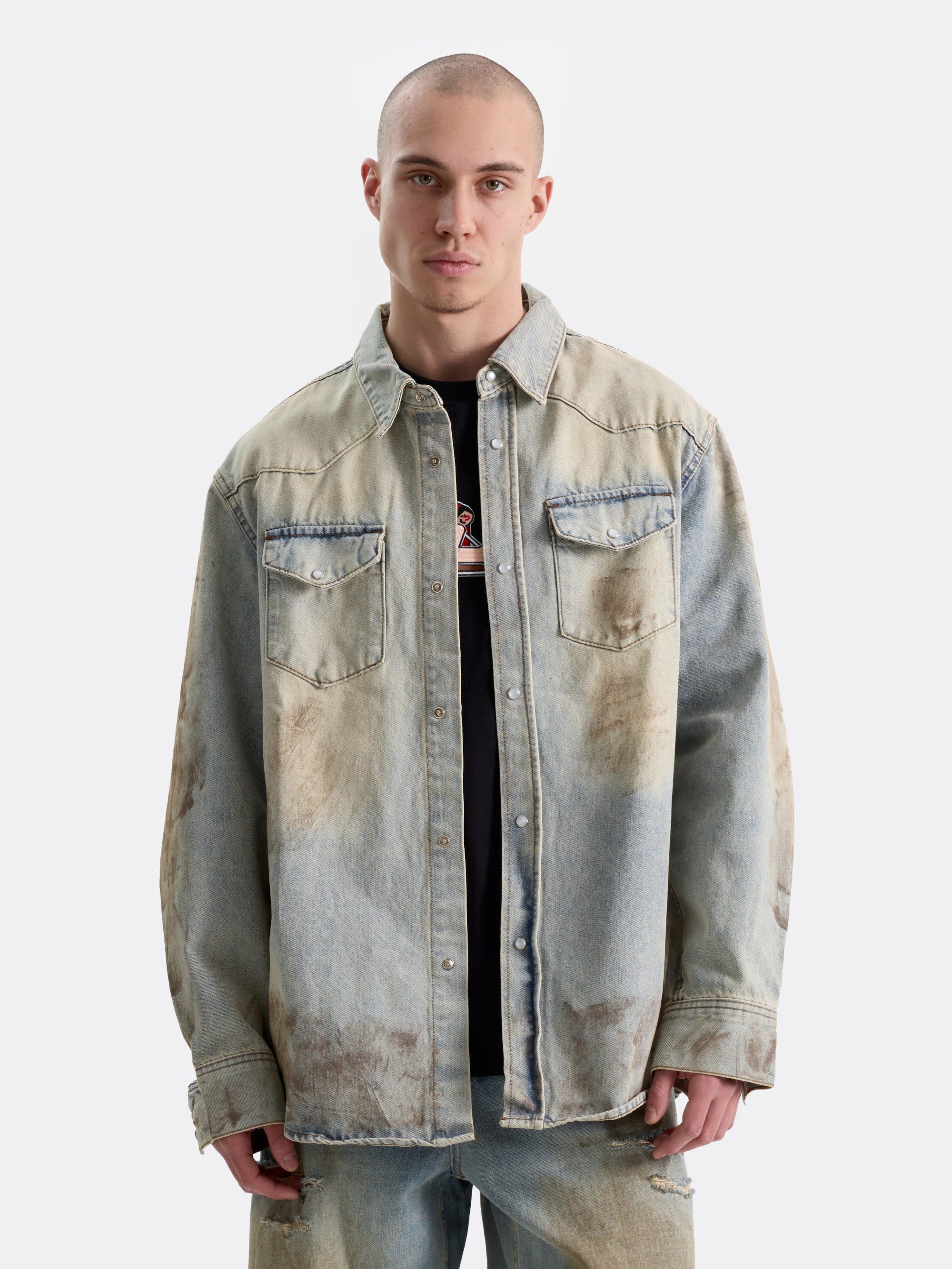 ​Рубашка Denim Fade