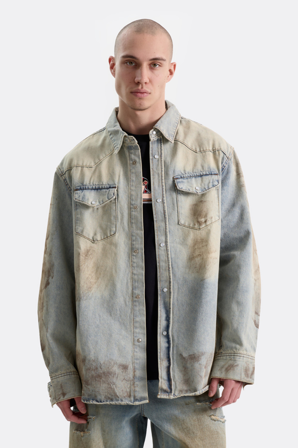 ​Рубашка Denim Fade