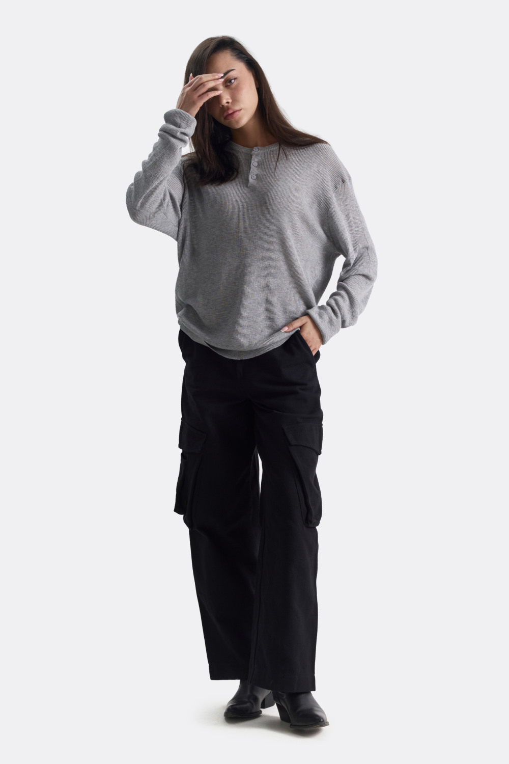 ​Лонгслив Waffle Henley