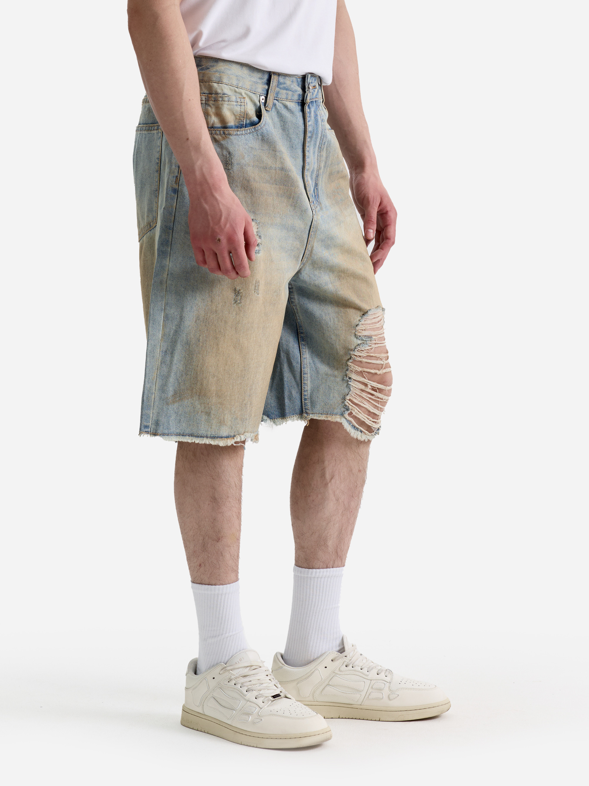 ​Шорты Destroyed Denim