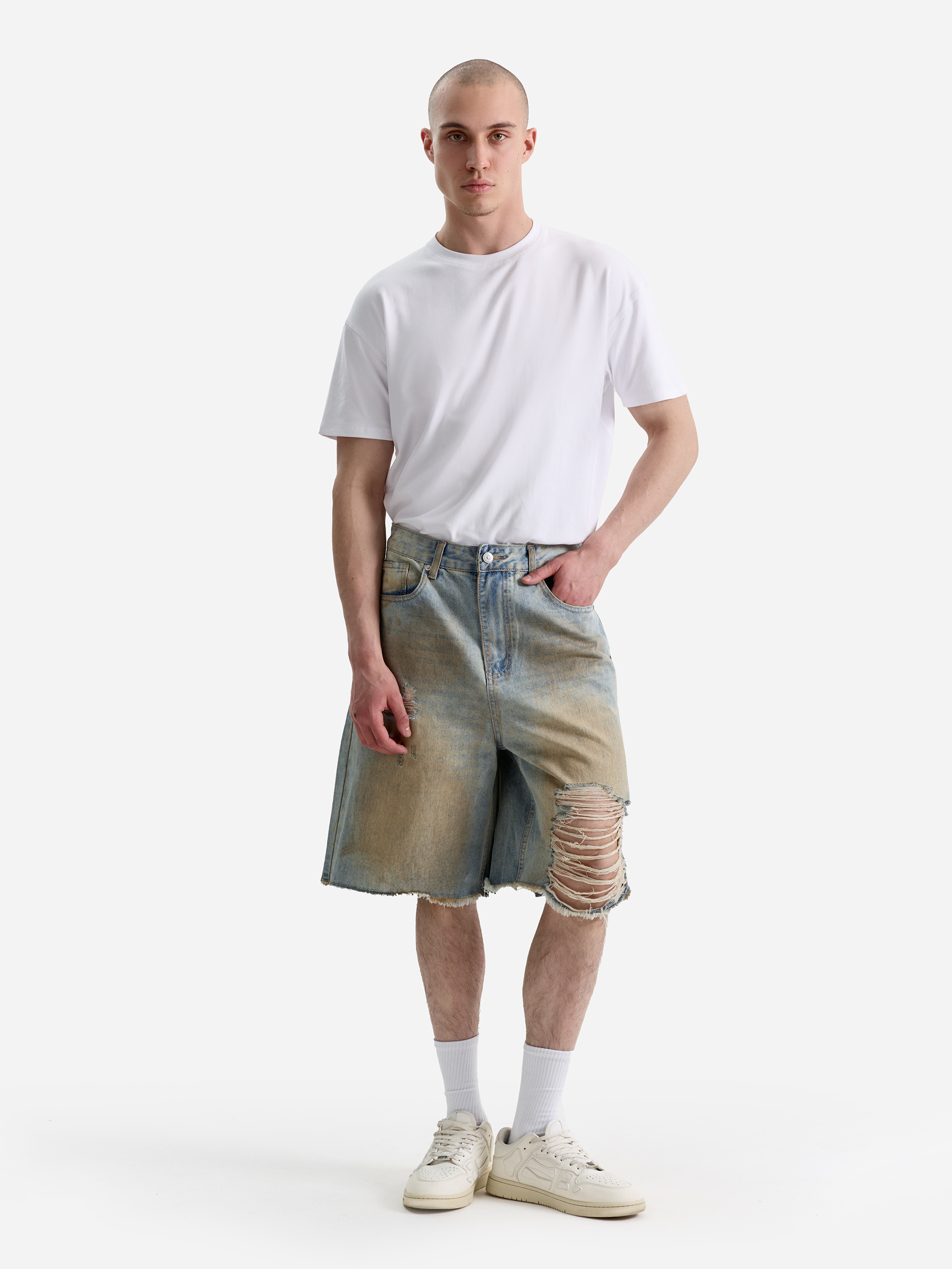 ​Шорты Destroyed Denim
