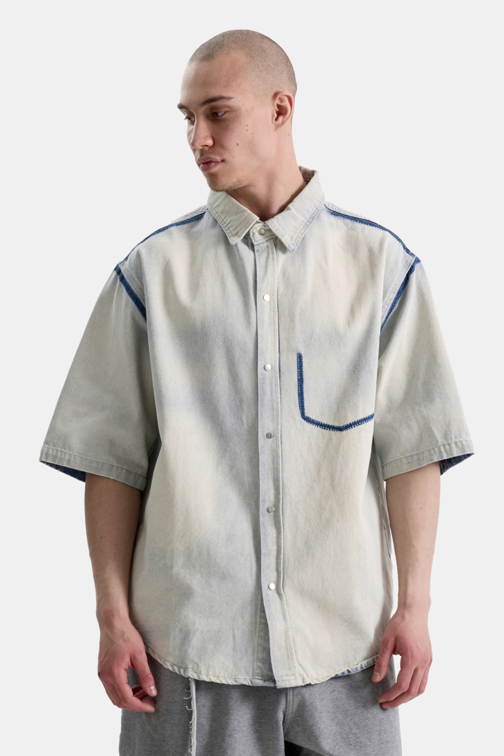 Рубашка Raw Stitch