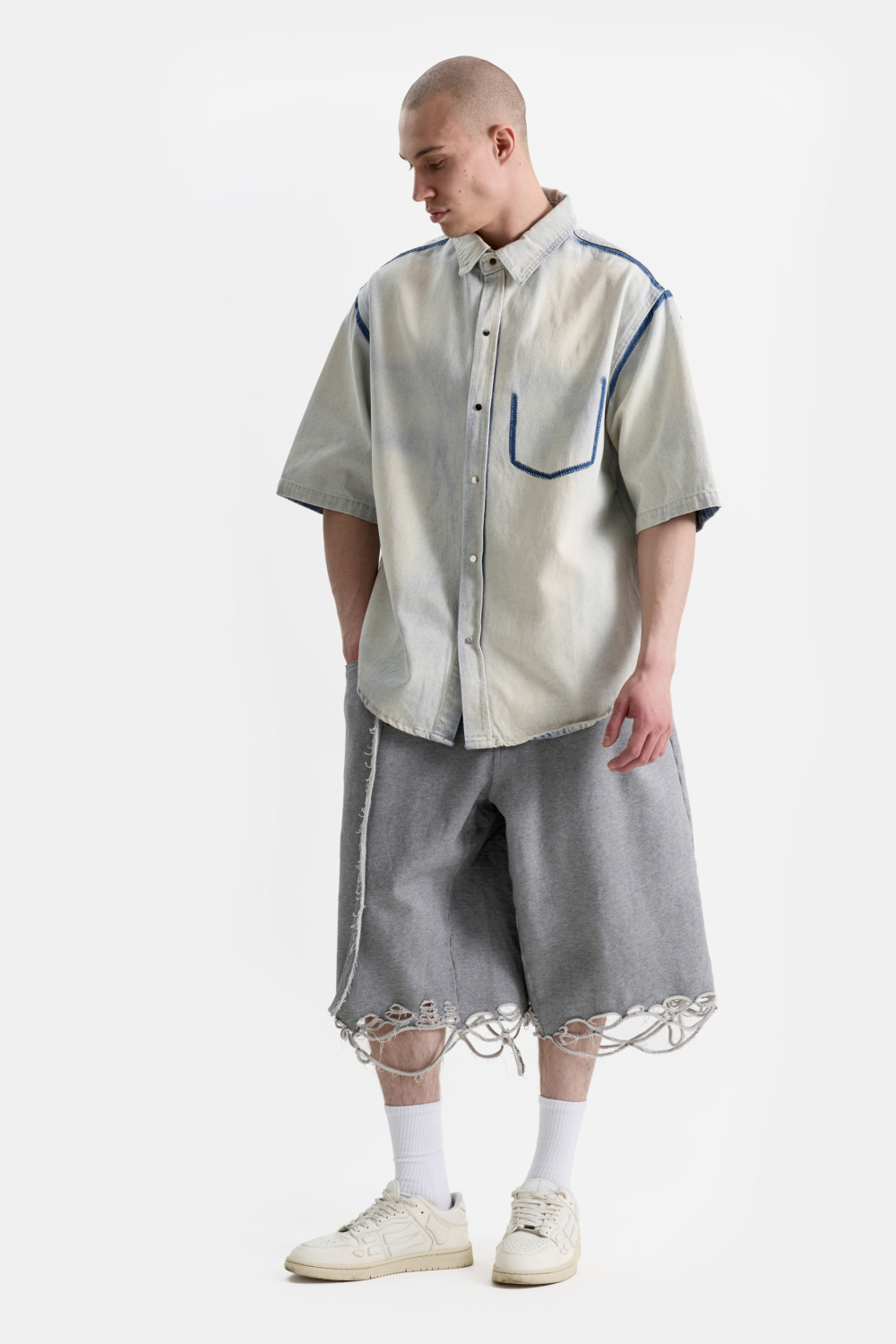 Рубашка Raw Stitch