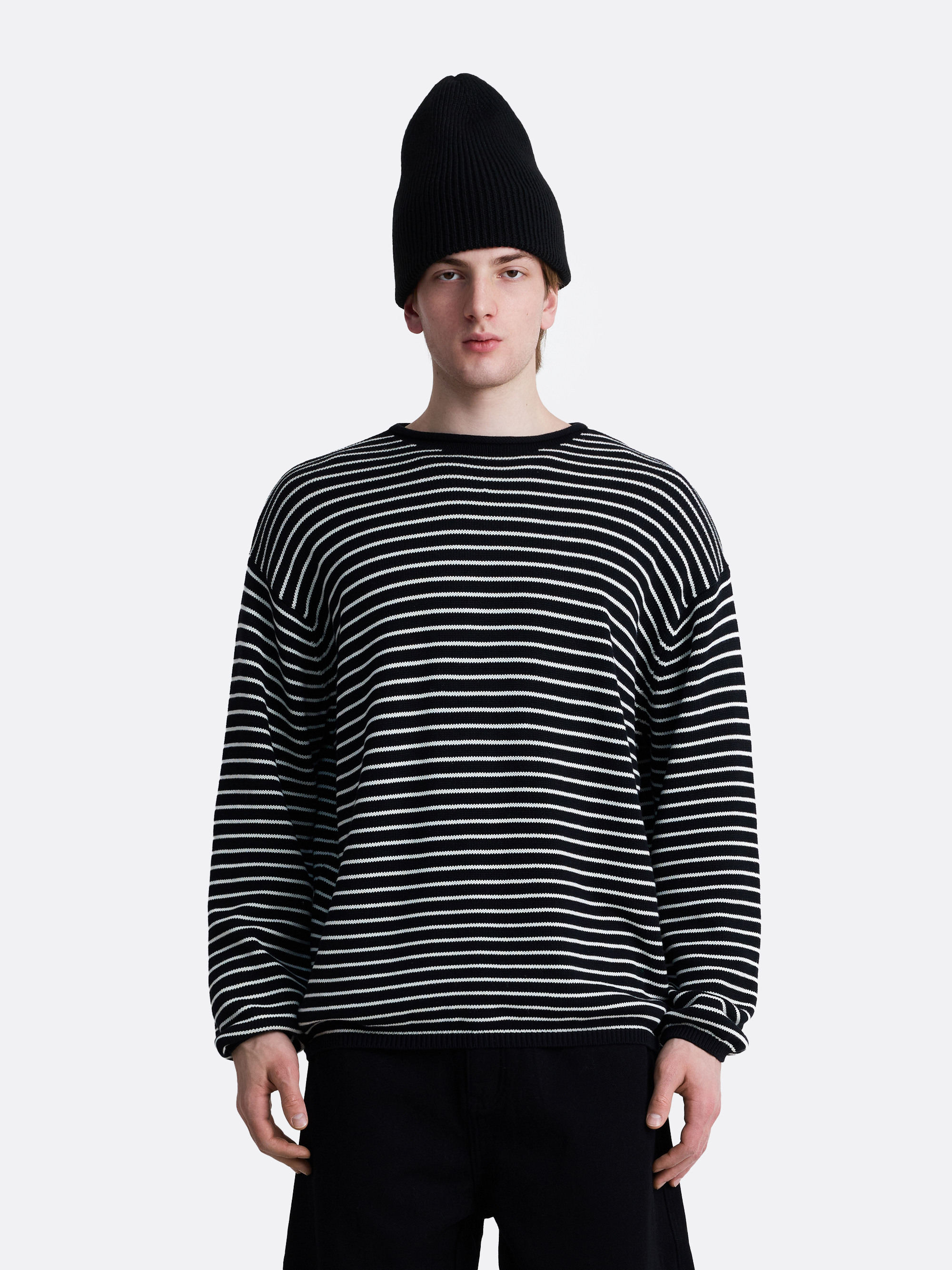 ​Полосатый пуловер