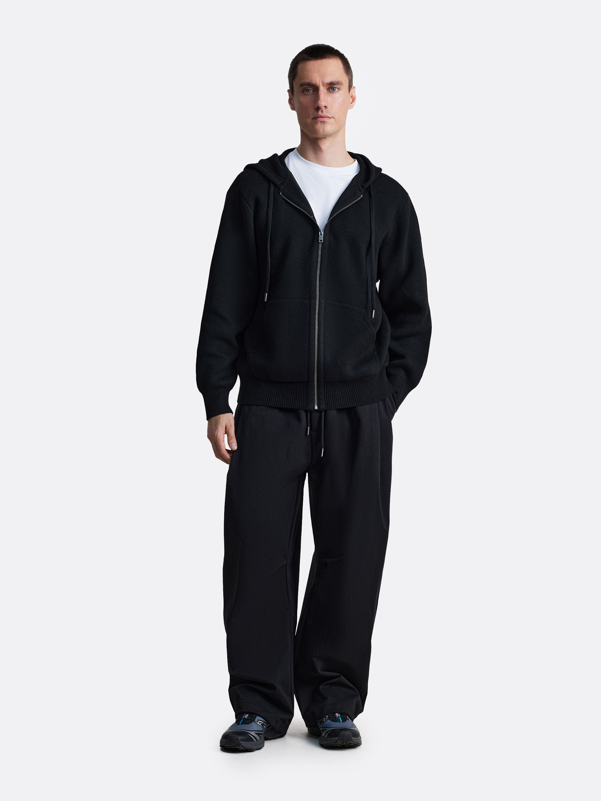 ​Вязаное зип-худи