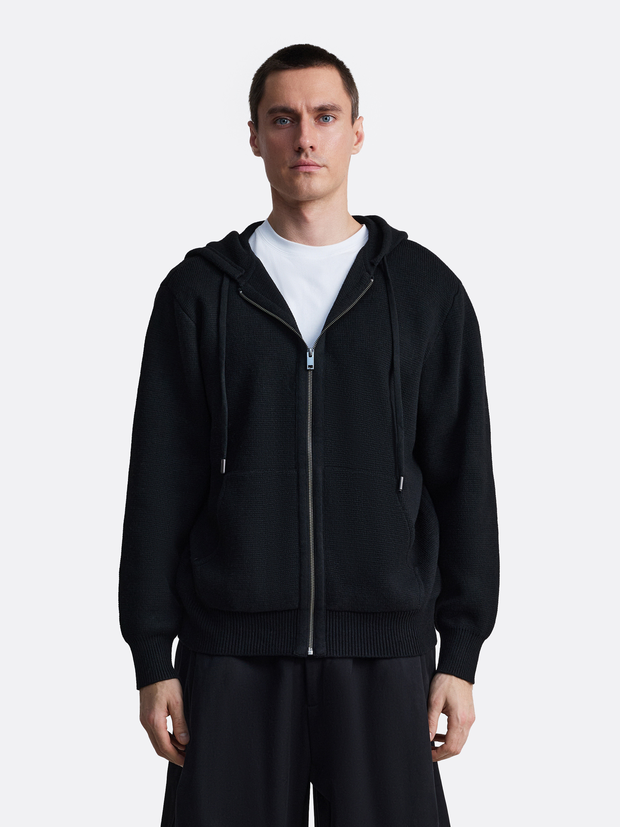 ​Вязаное зип-худи