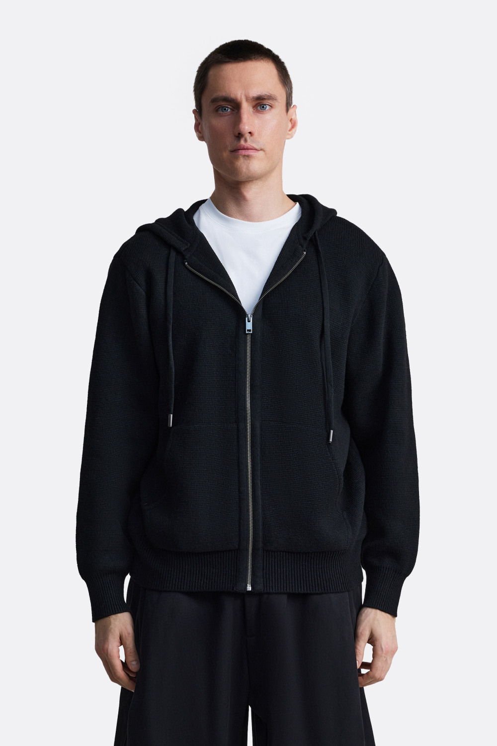 ​Вязаное зип-худи