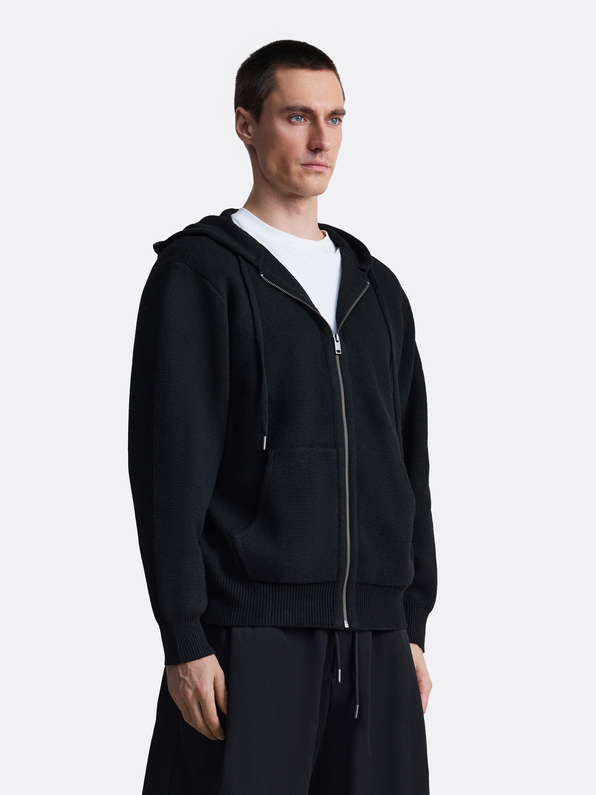 ​Вязаное зип-худи