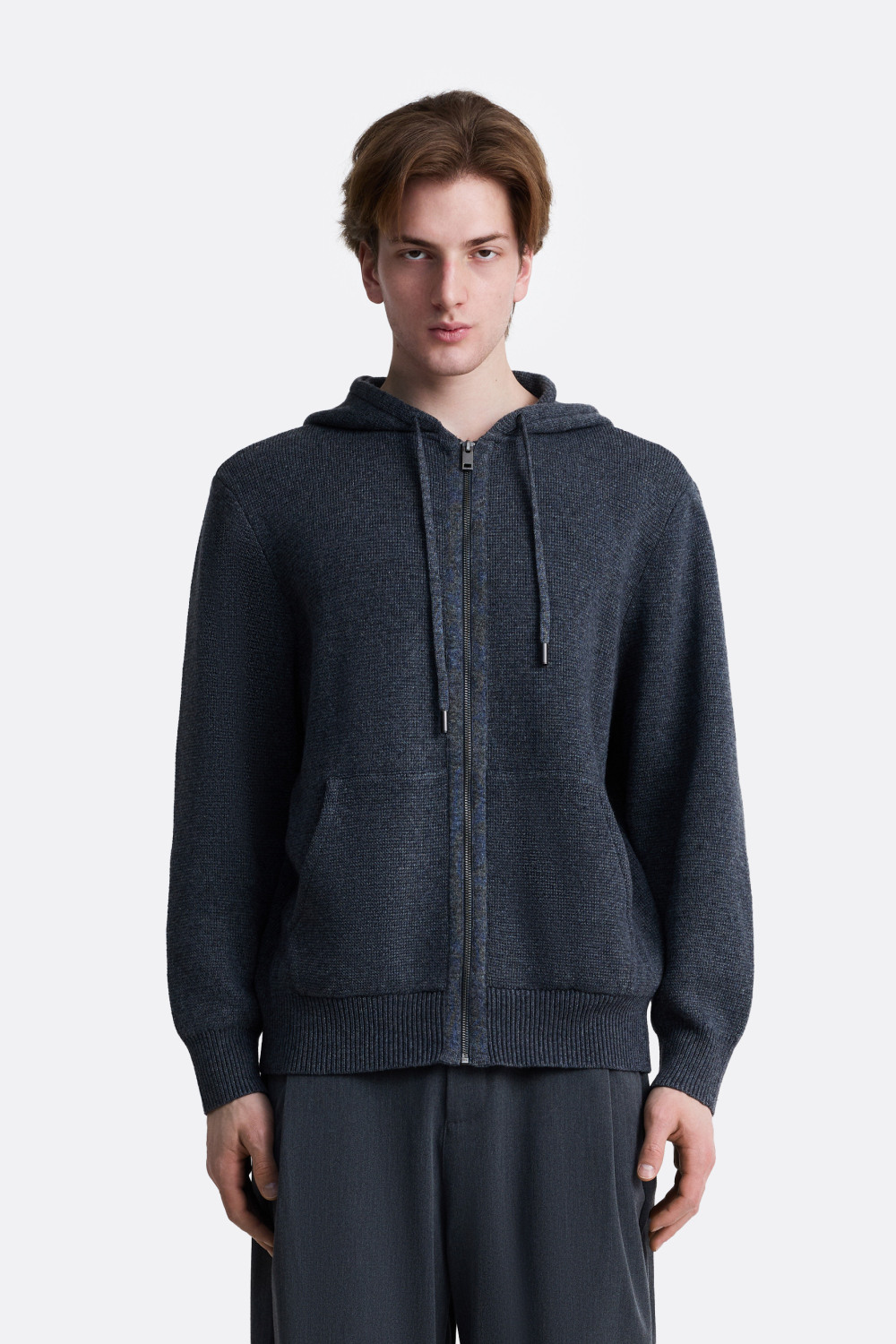 ​Вязаное зип-худи