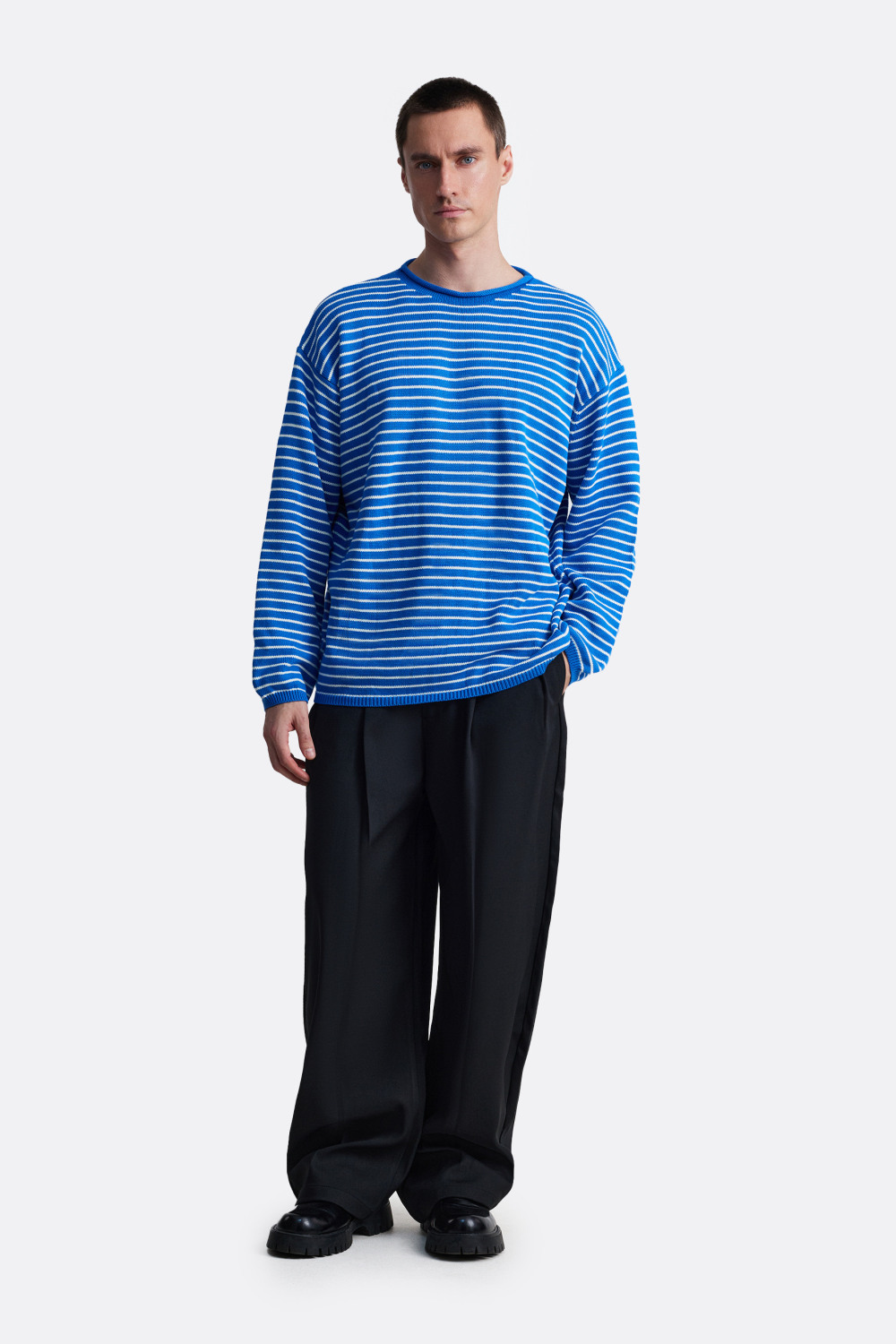 ​Полосатый пуловер