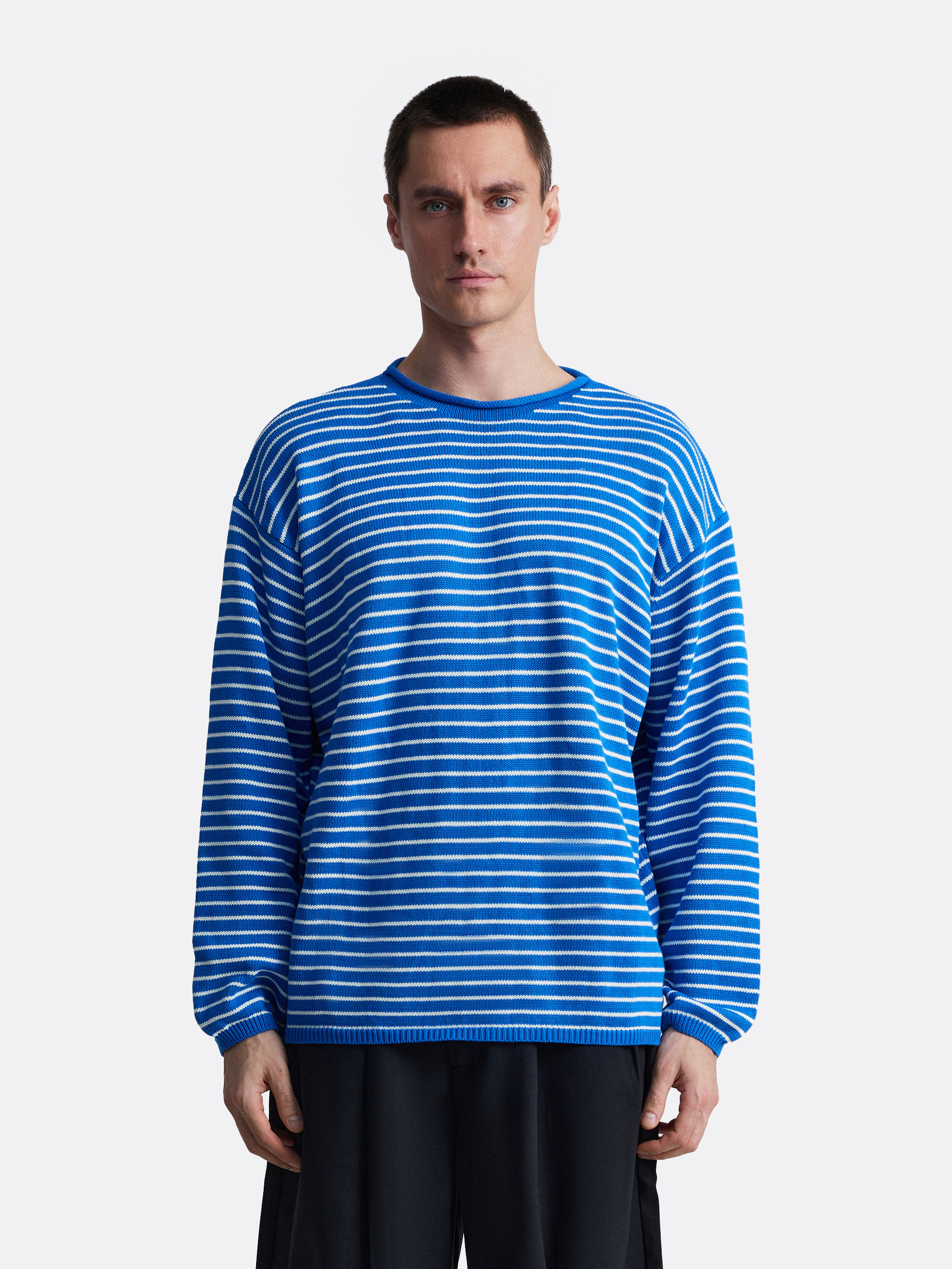 ​Полосатый пуловер