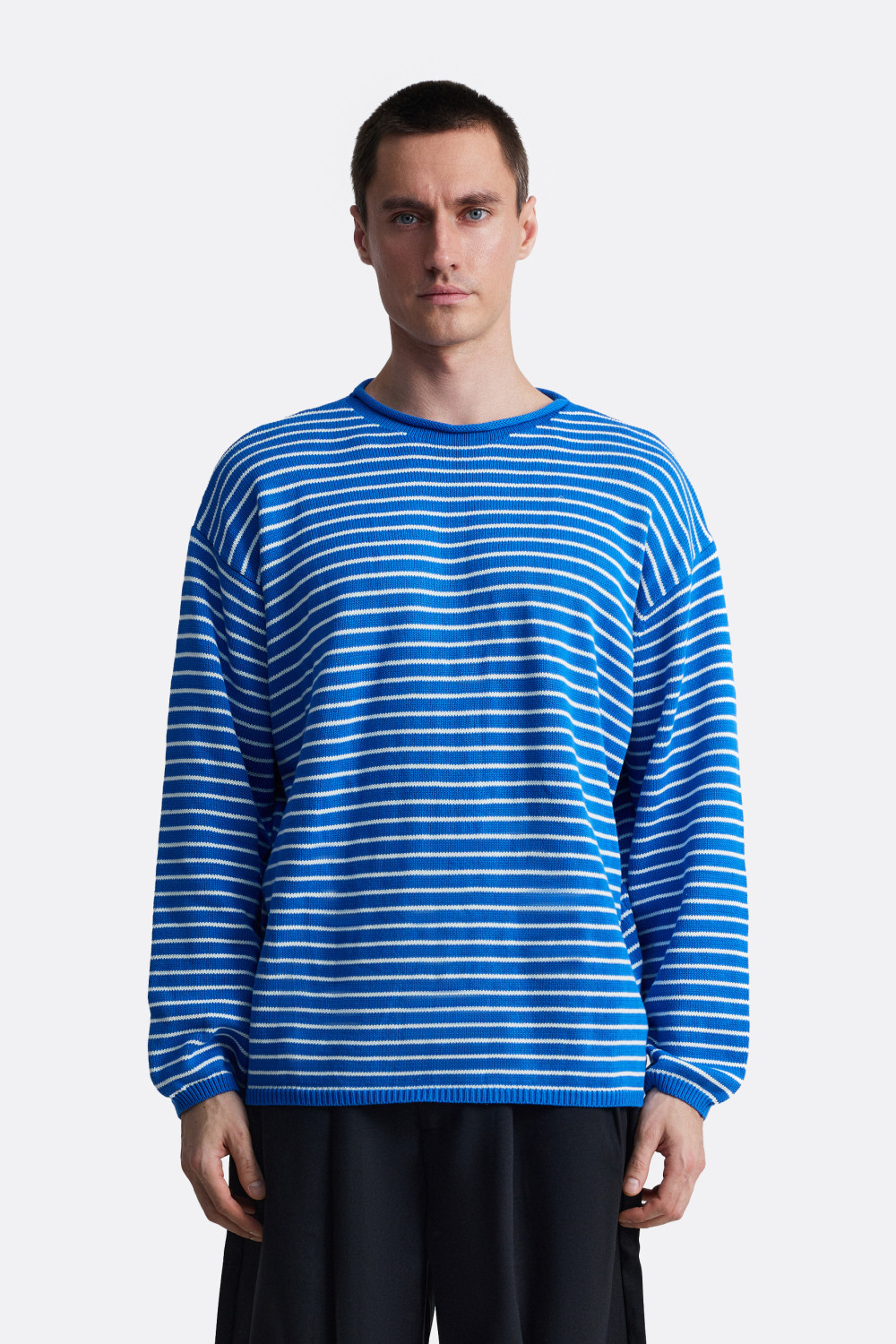 ​Полосатый пуловер
