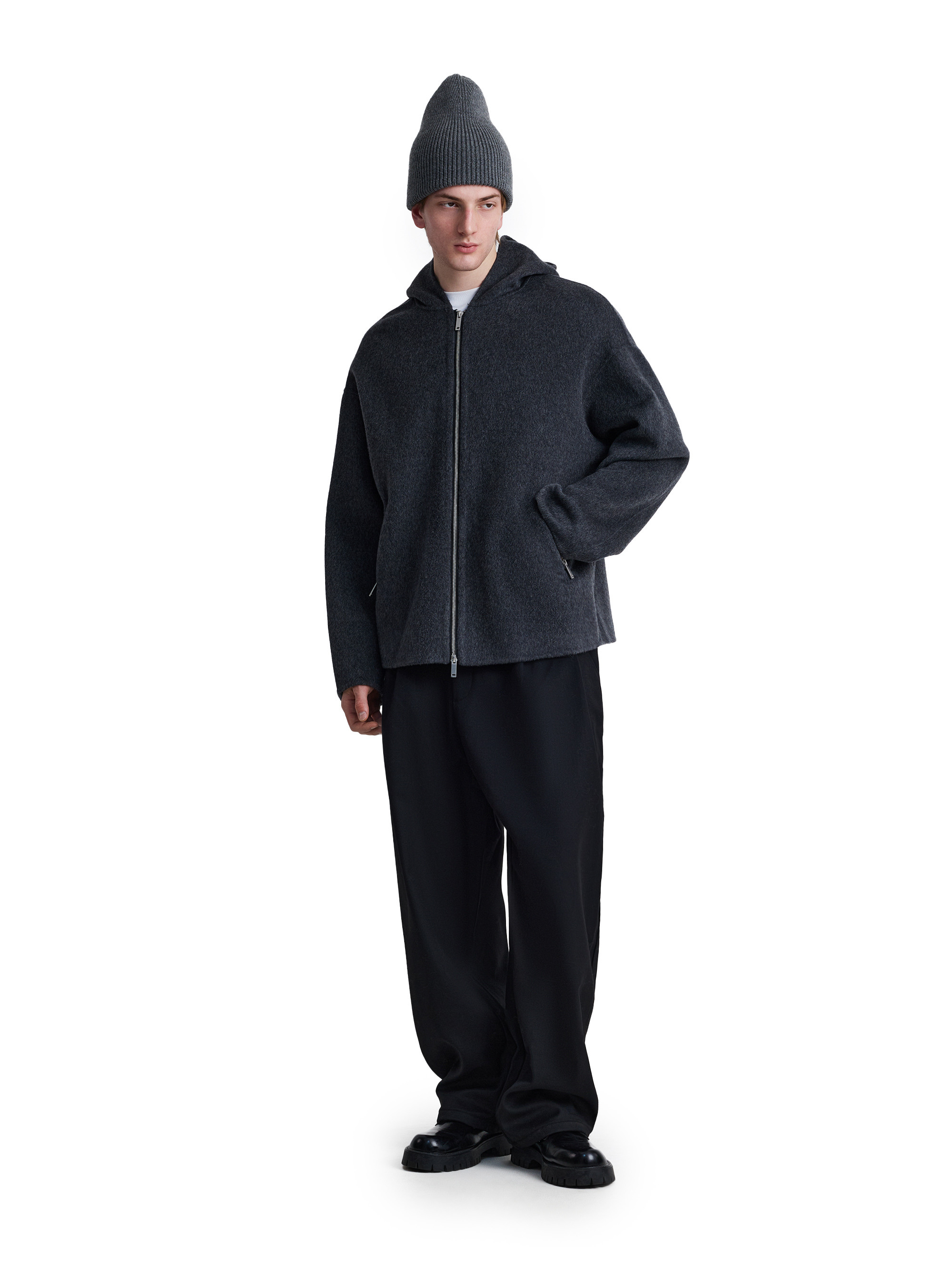 ​Шерстяное зип-худи wool