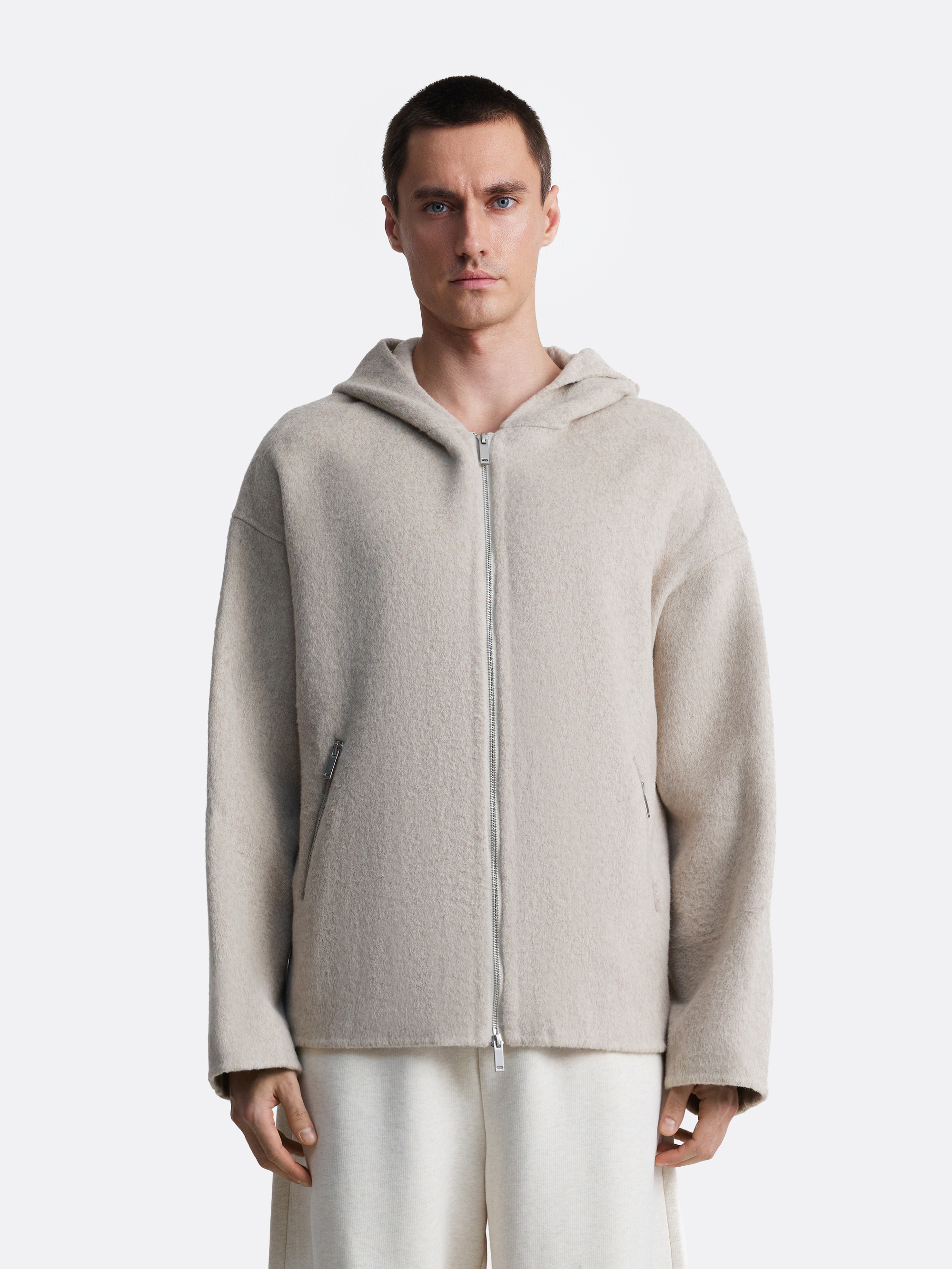 ​Шерстяное зип-худи wool