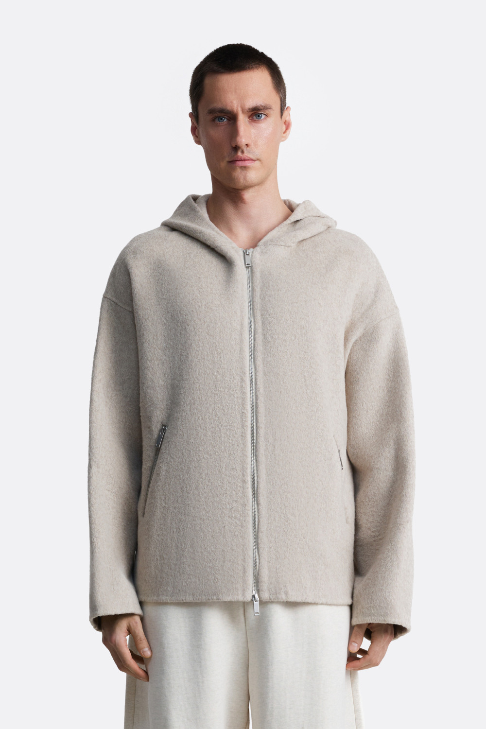 ​Шерстяное зип-худи wool