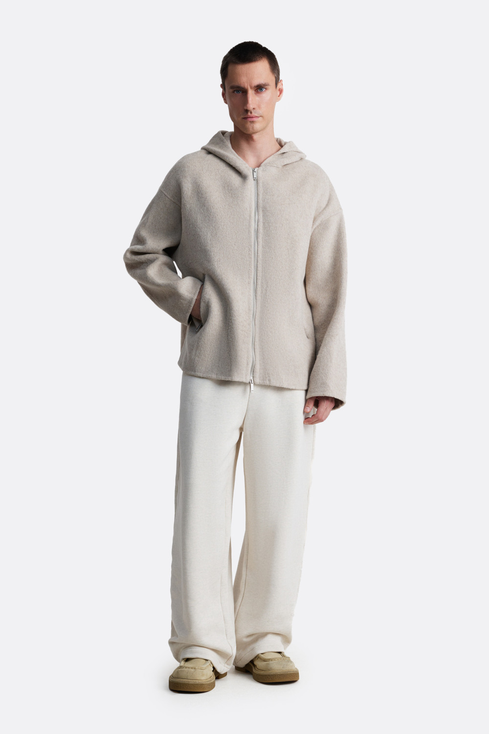 ​Шерстяное зип-худи wool