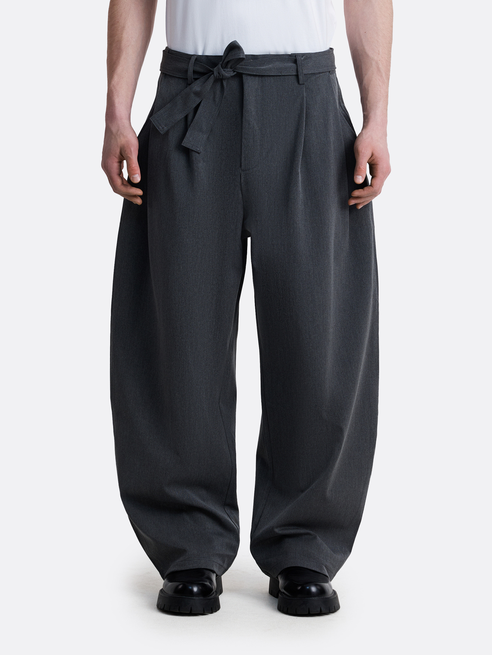 Брюки с поясом