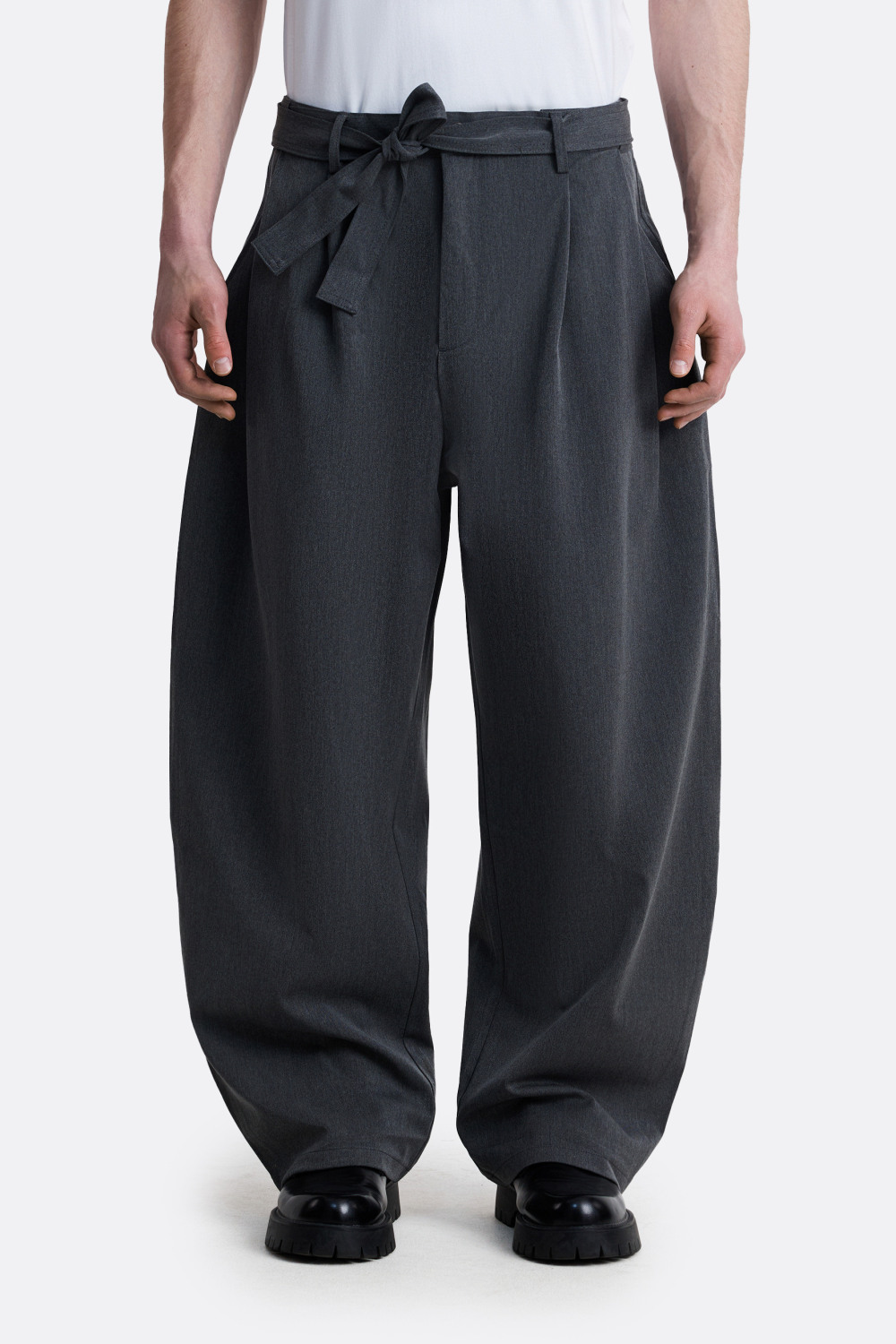 Брюки с поясом