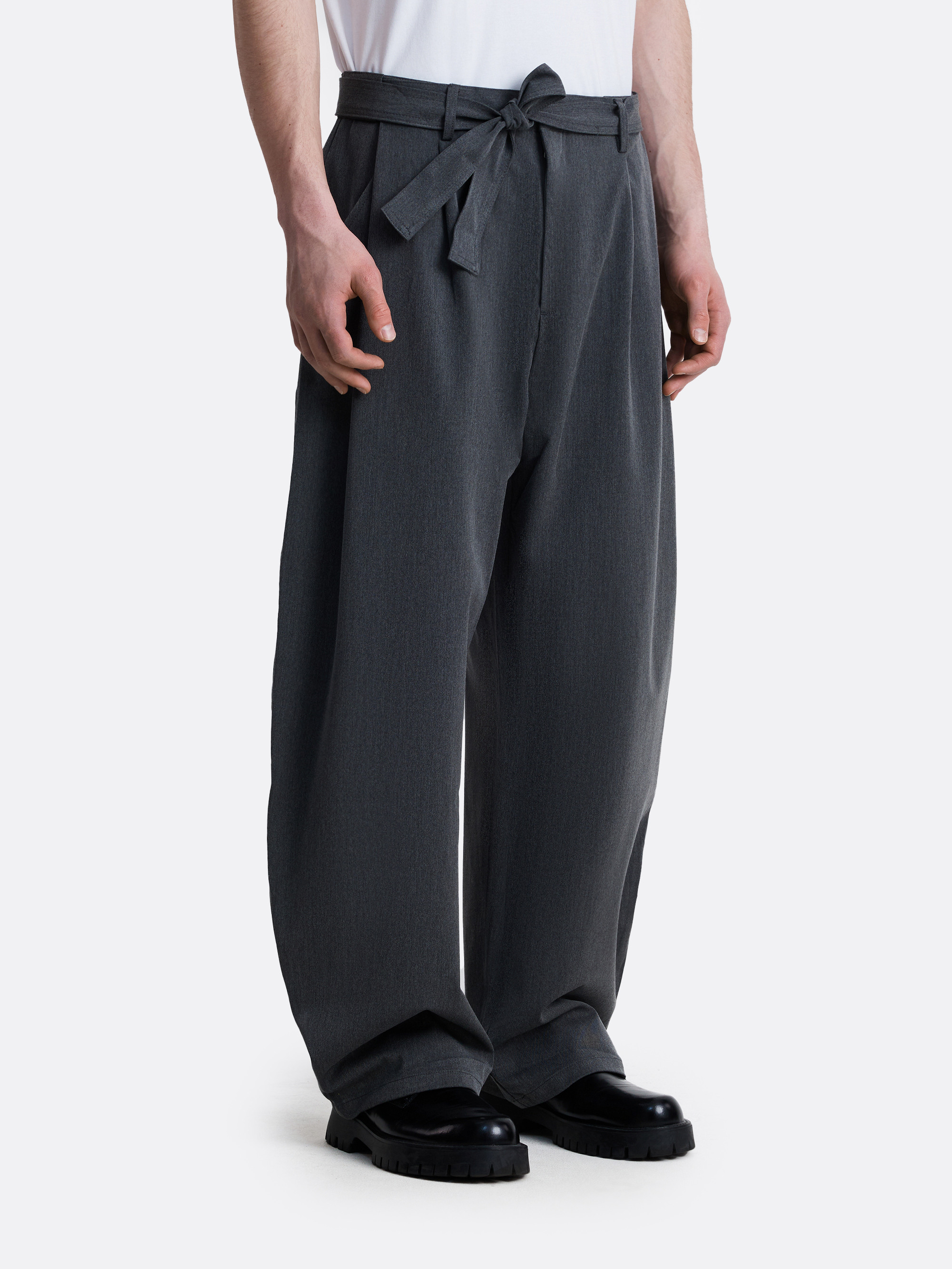 Брюки с поясом