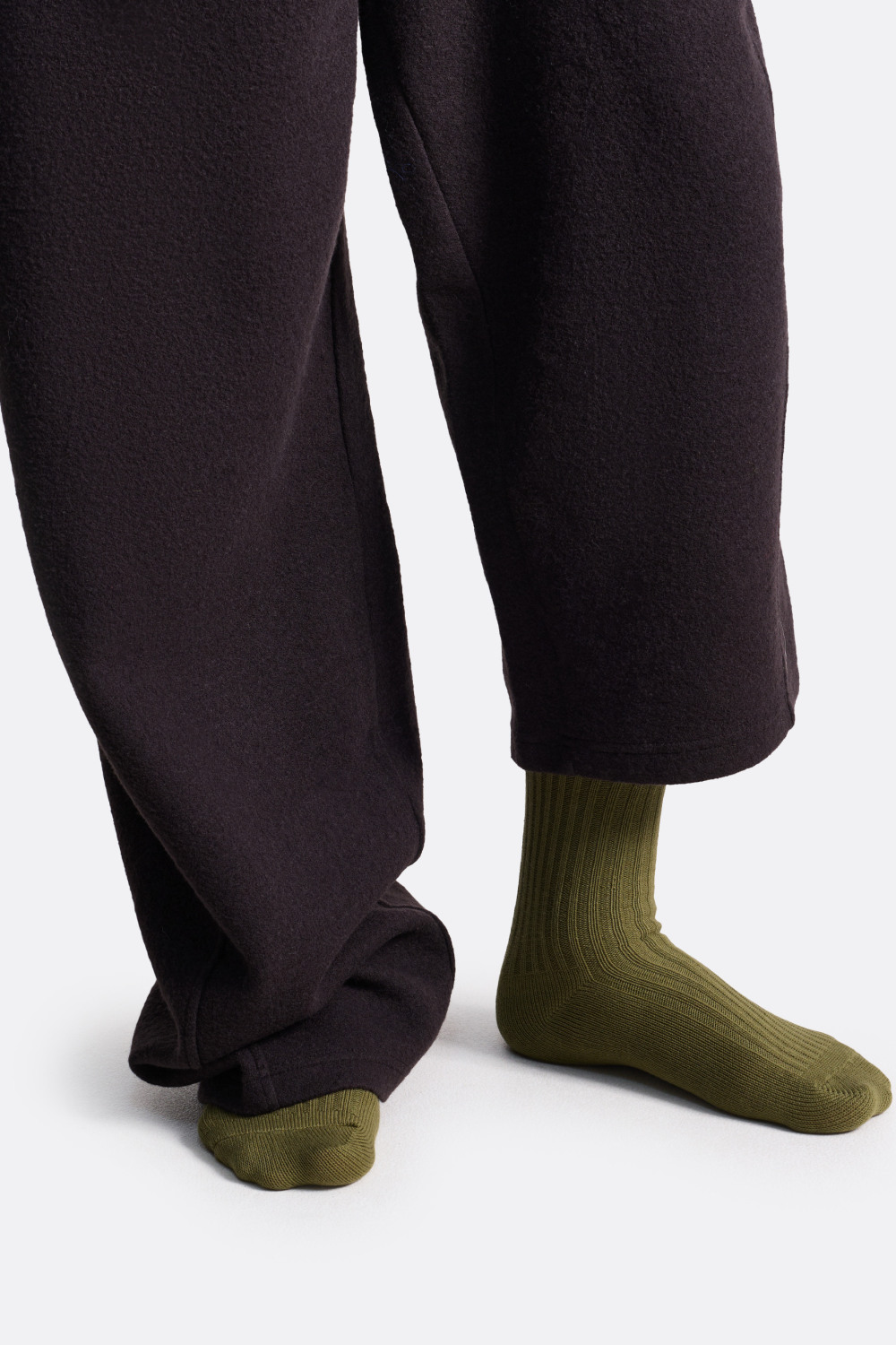 ​Полосатые носки в рубчик