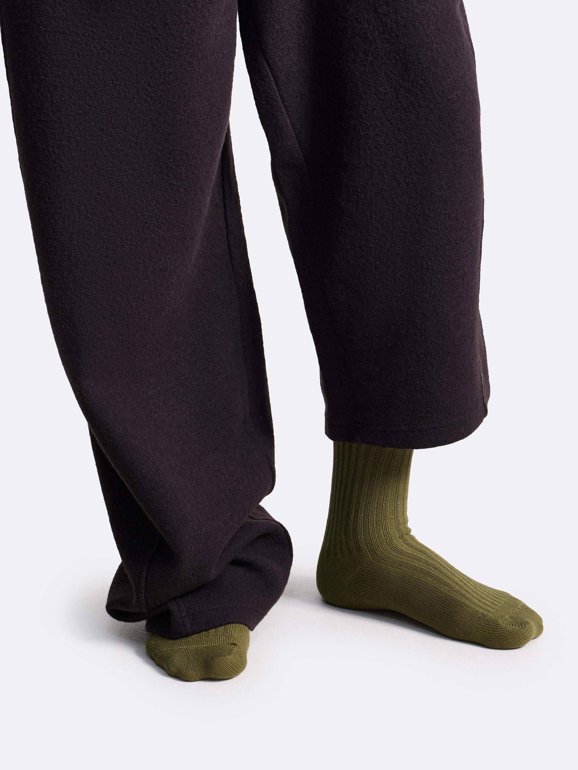 ​Полосатые носки в рубчик