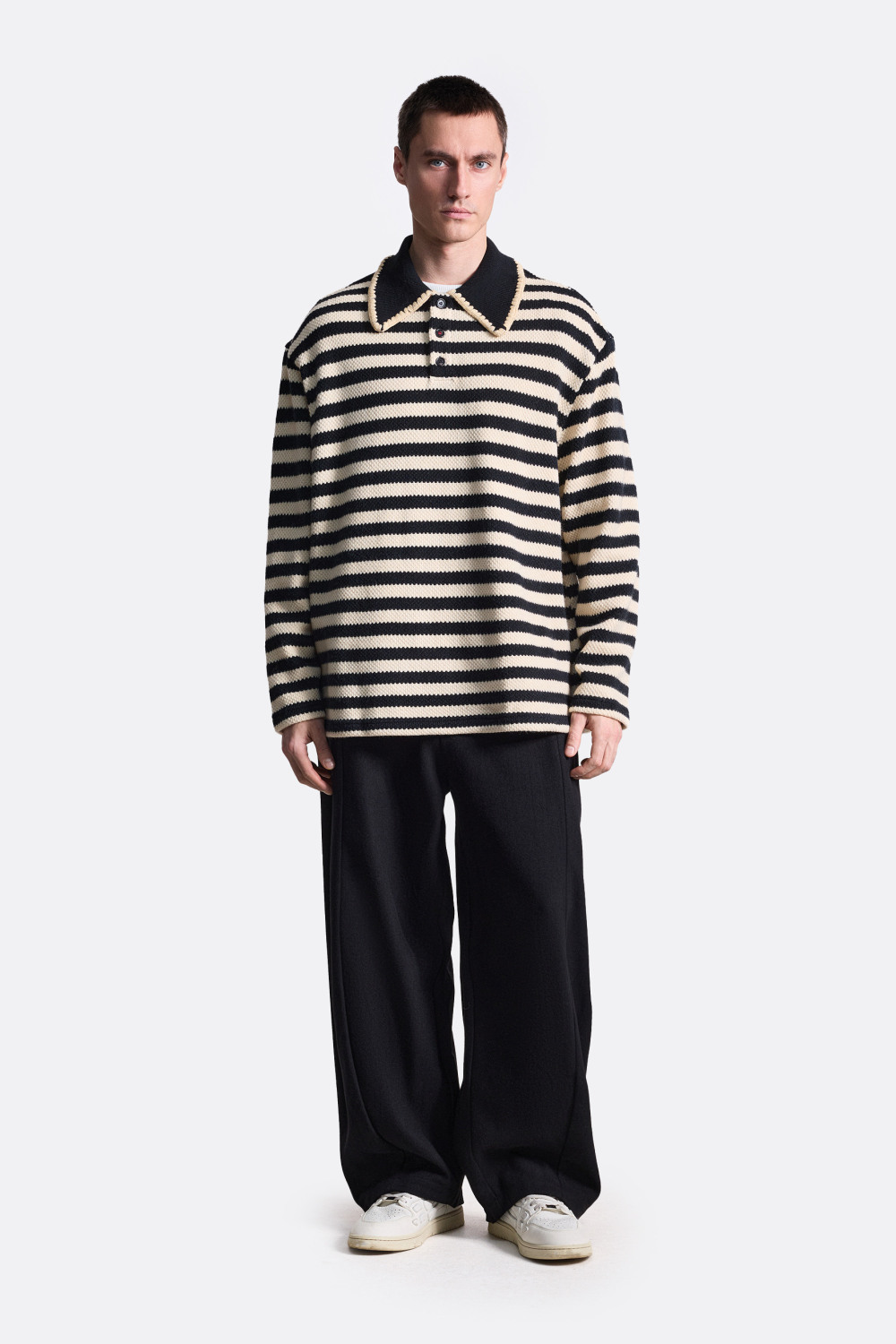 Поло в полоску