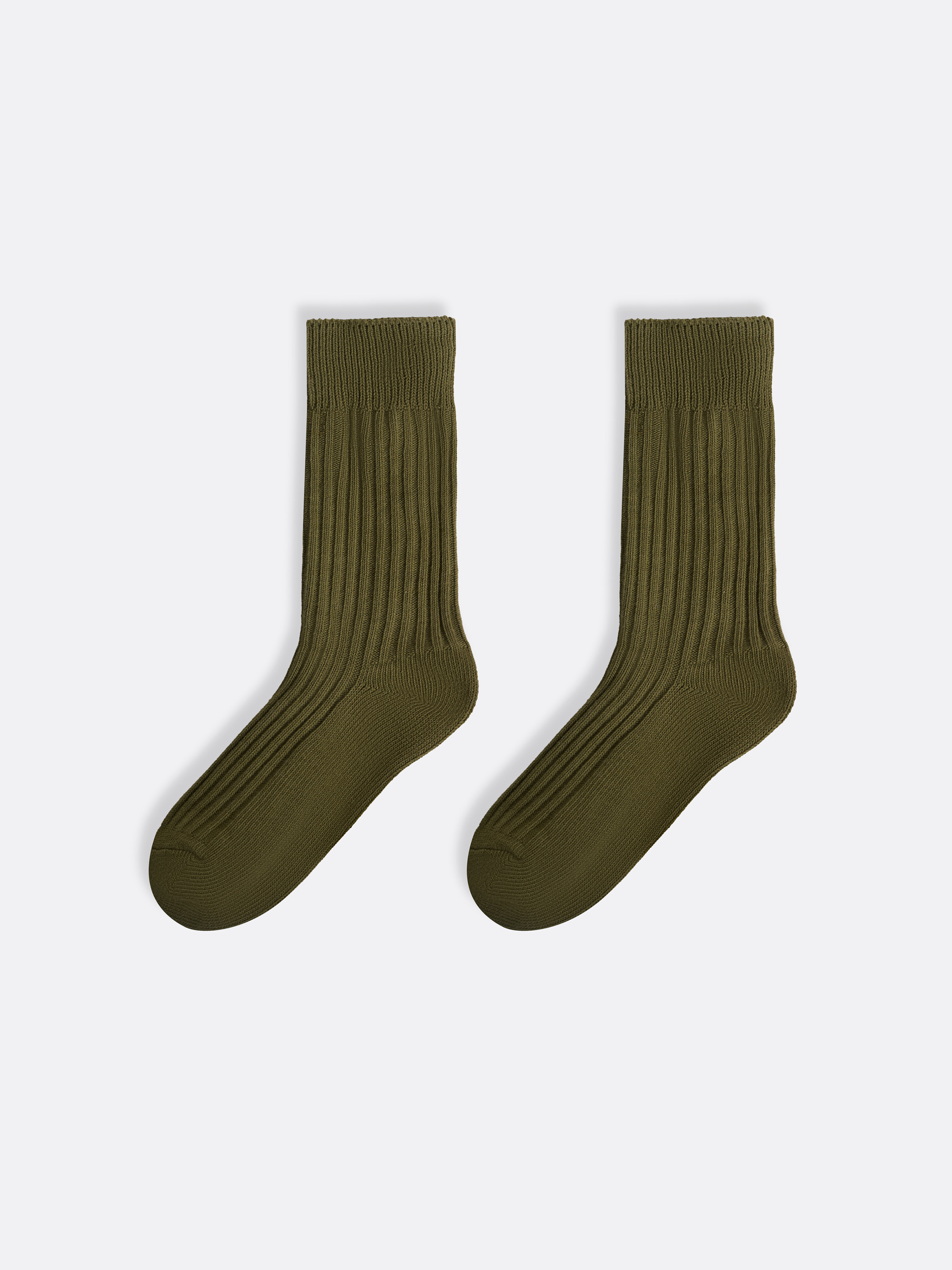 ​Полосатые носки в рубчик