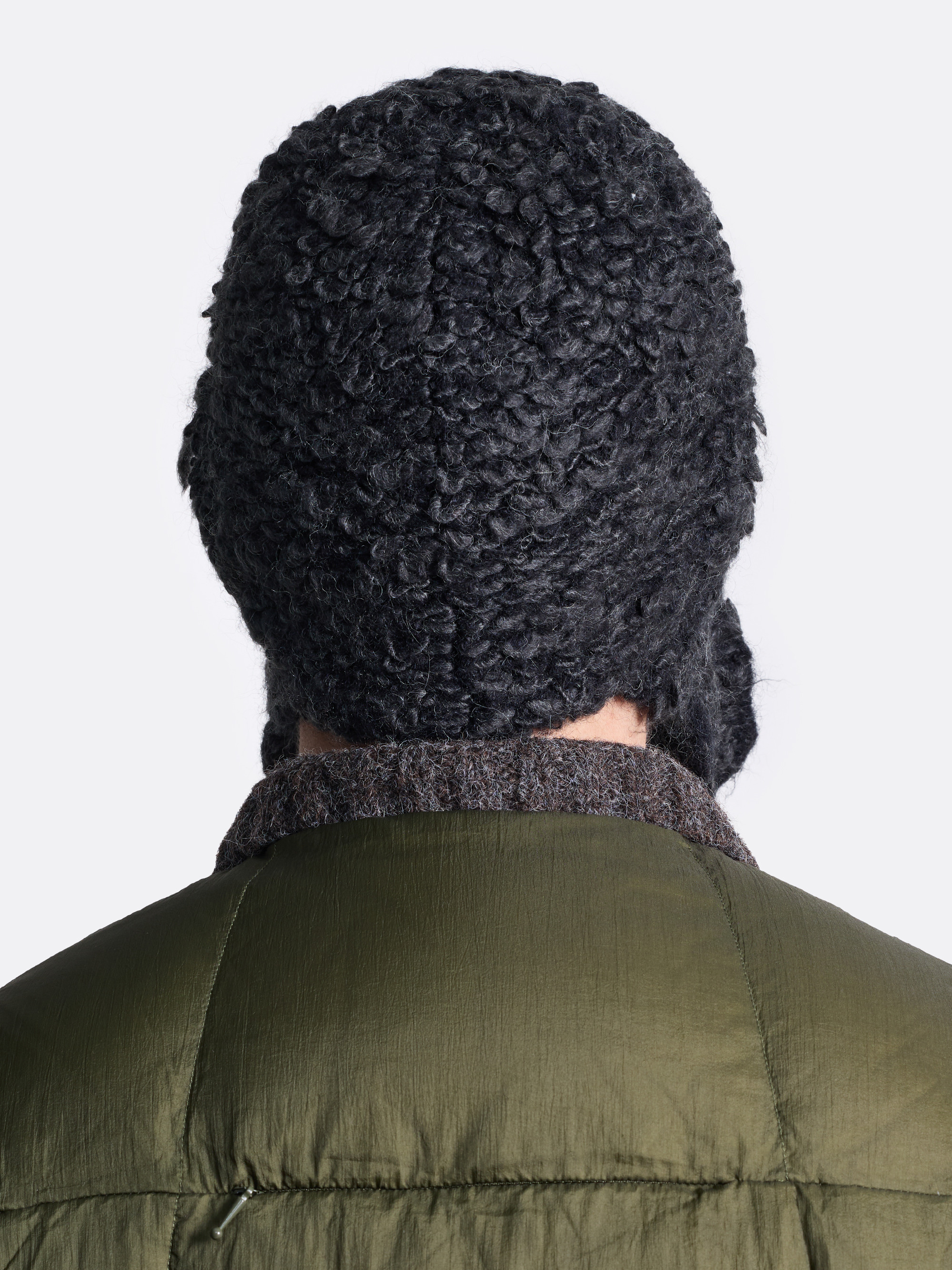 ​Шапка-ушанка curly