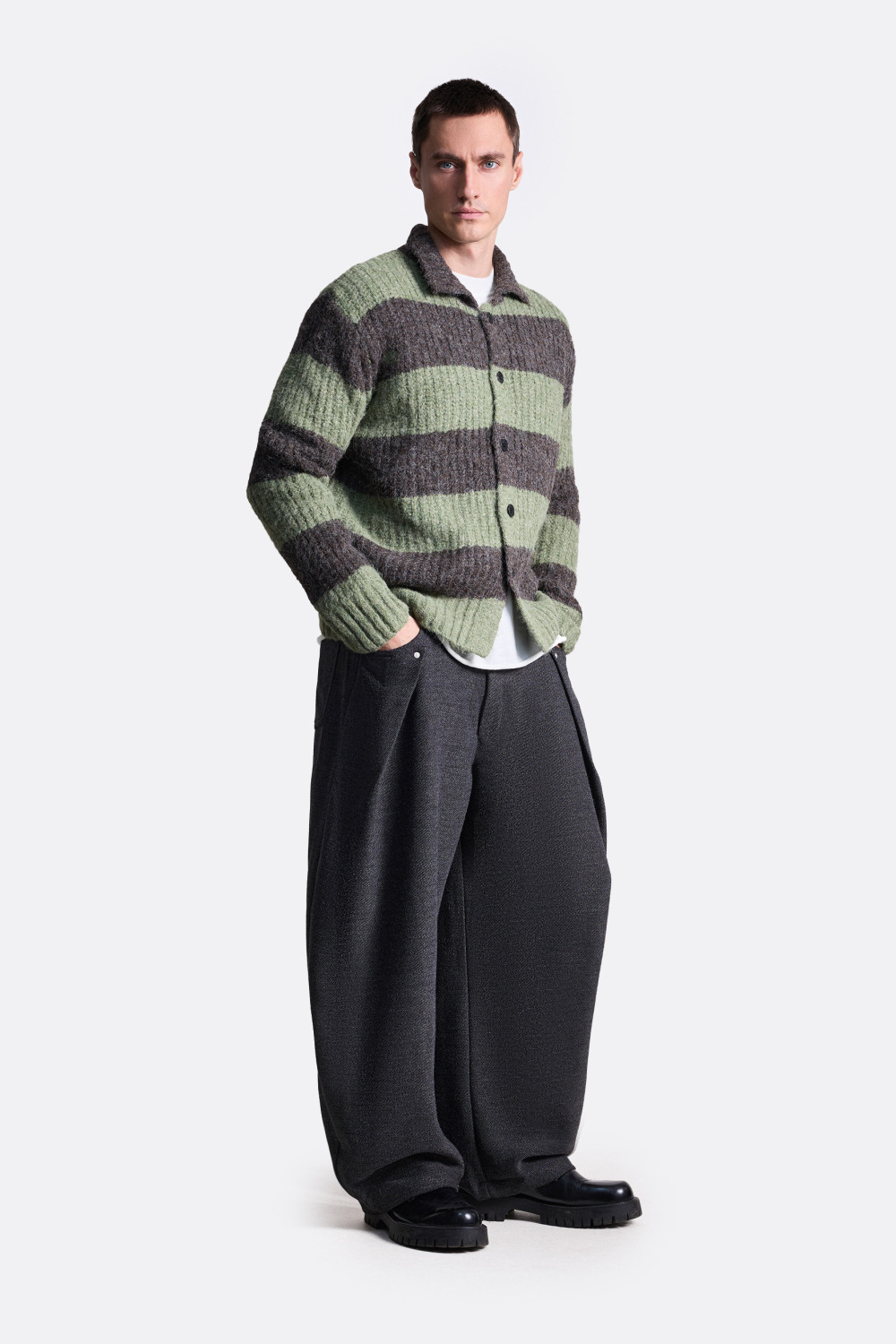 ​Кардиган в полоску