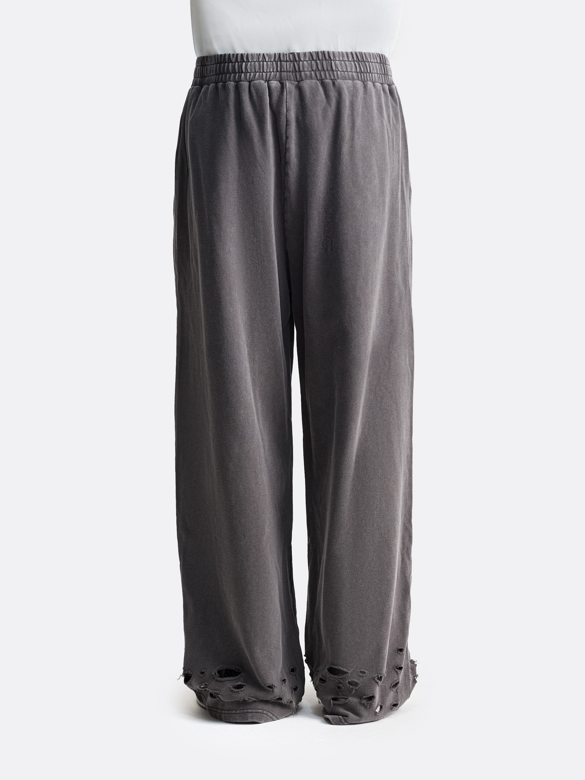 Брюки с необработанным рваным краем