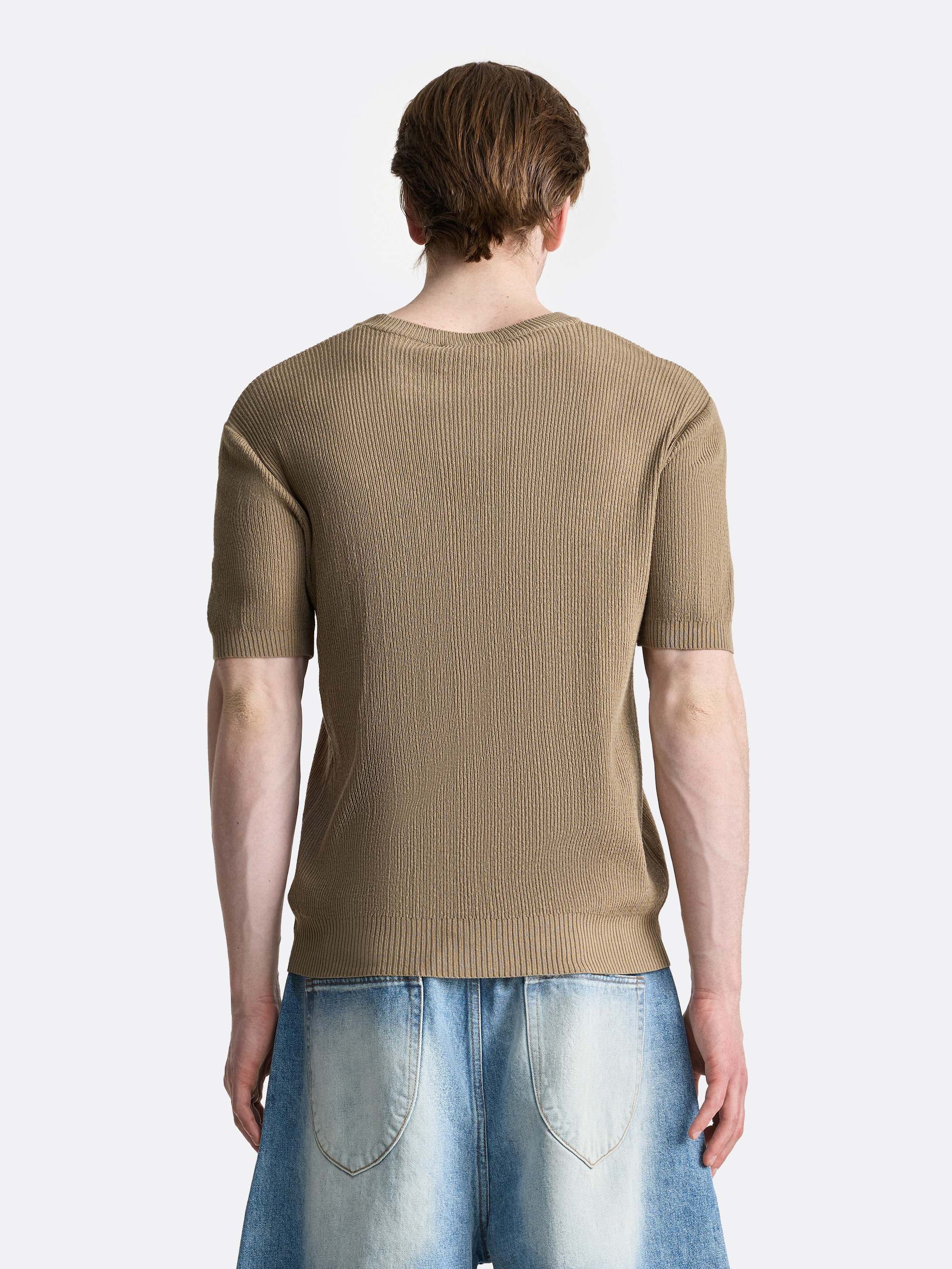 Футболка в рубчик