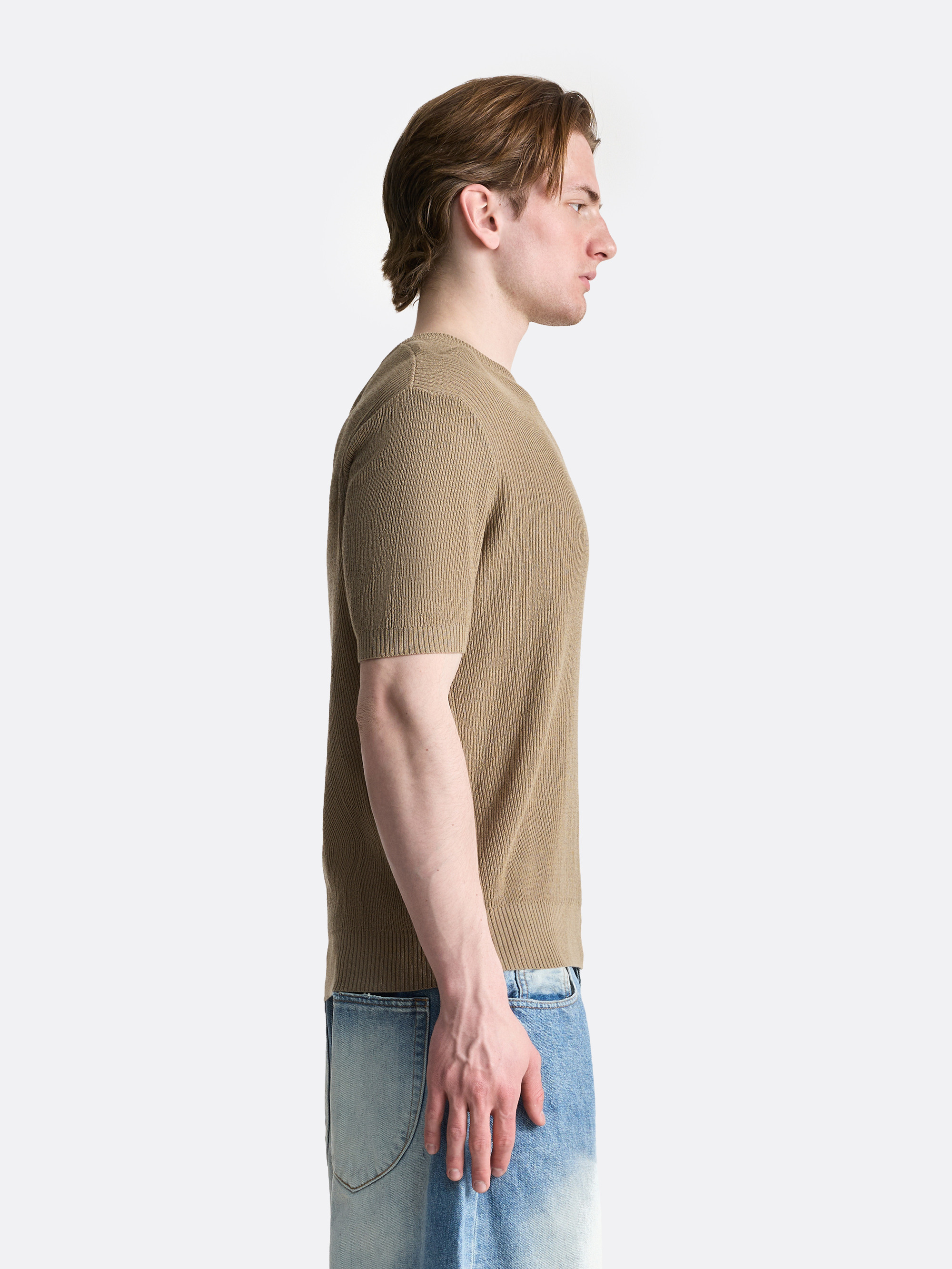 Футболка в рубчик