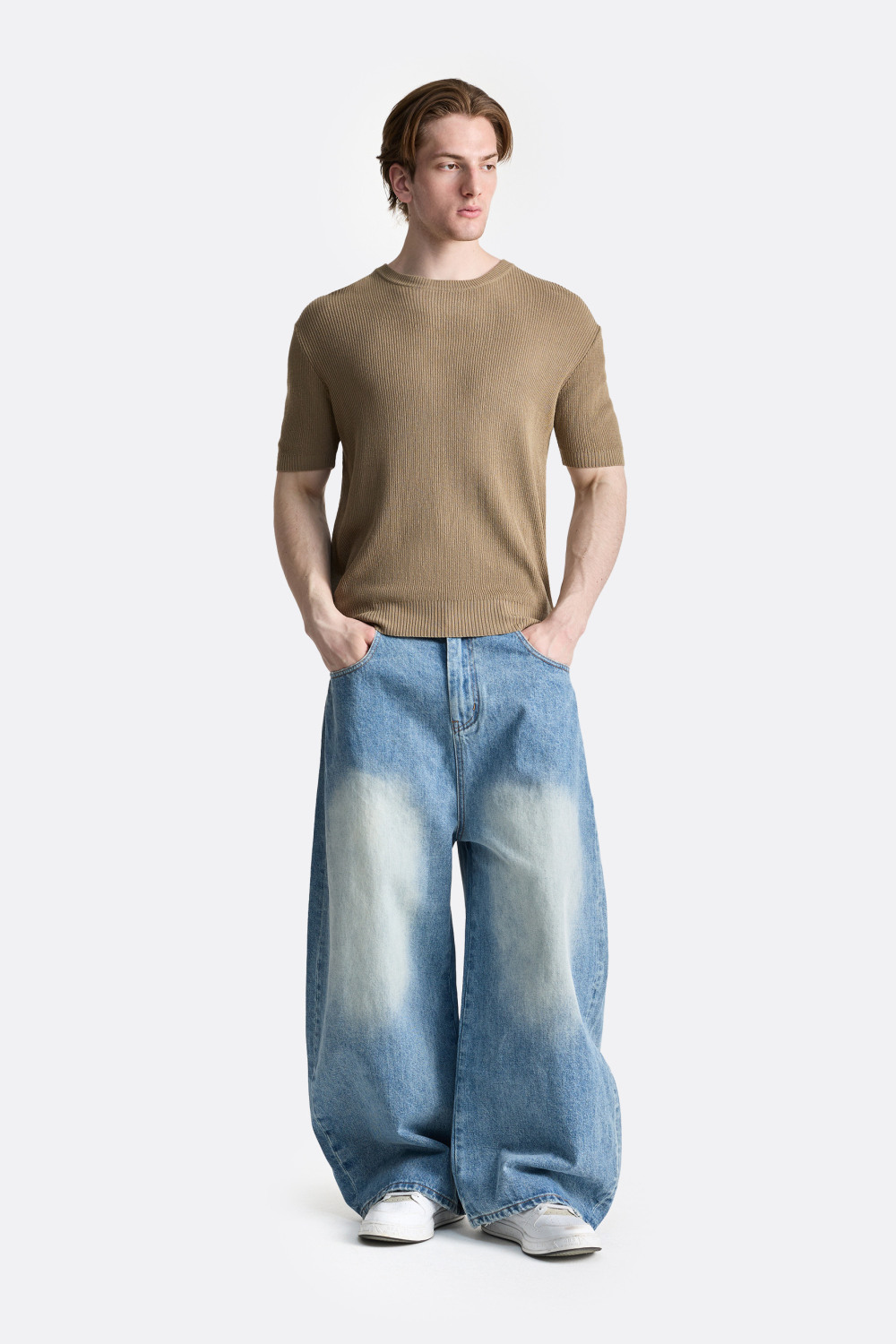 Футболка в рубчик