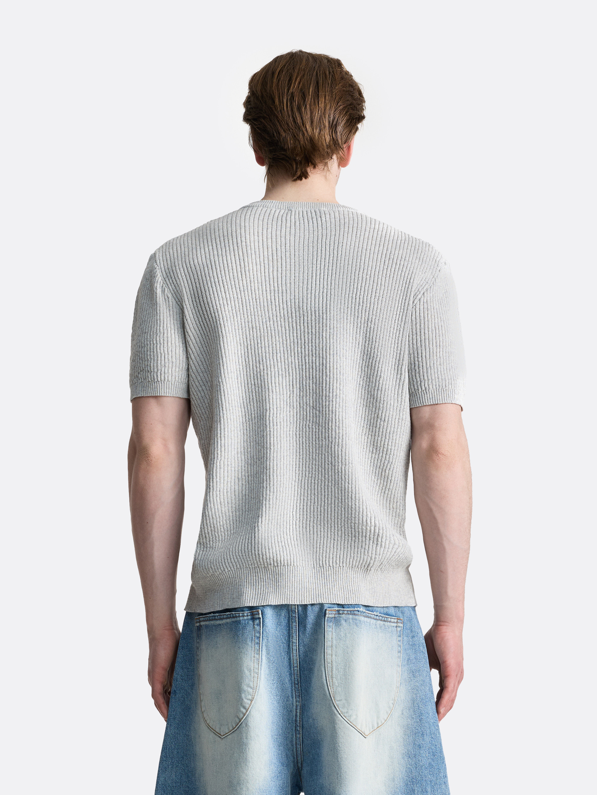 Футболка-хенли Меланж