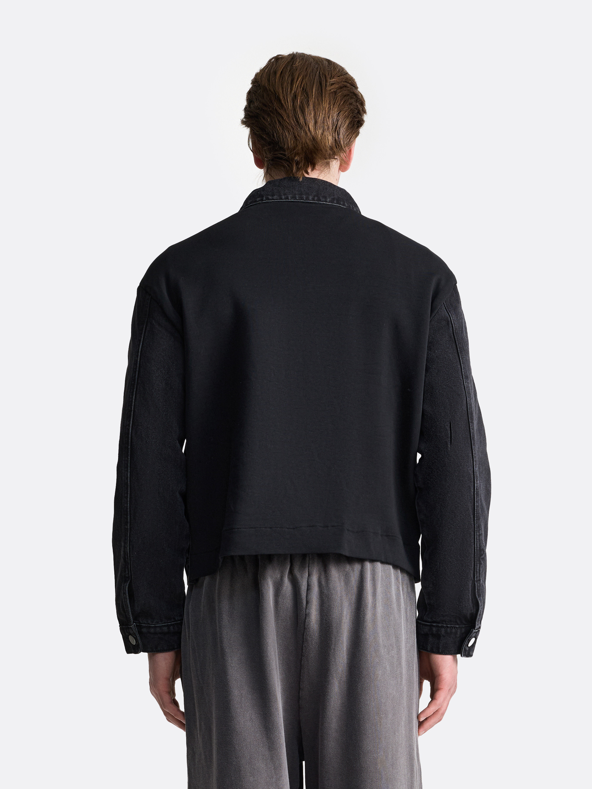 Джинсовая куртка с эффектом варки