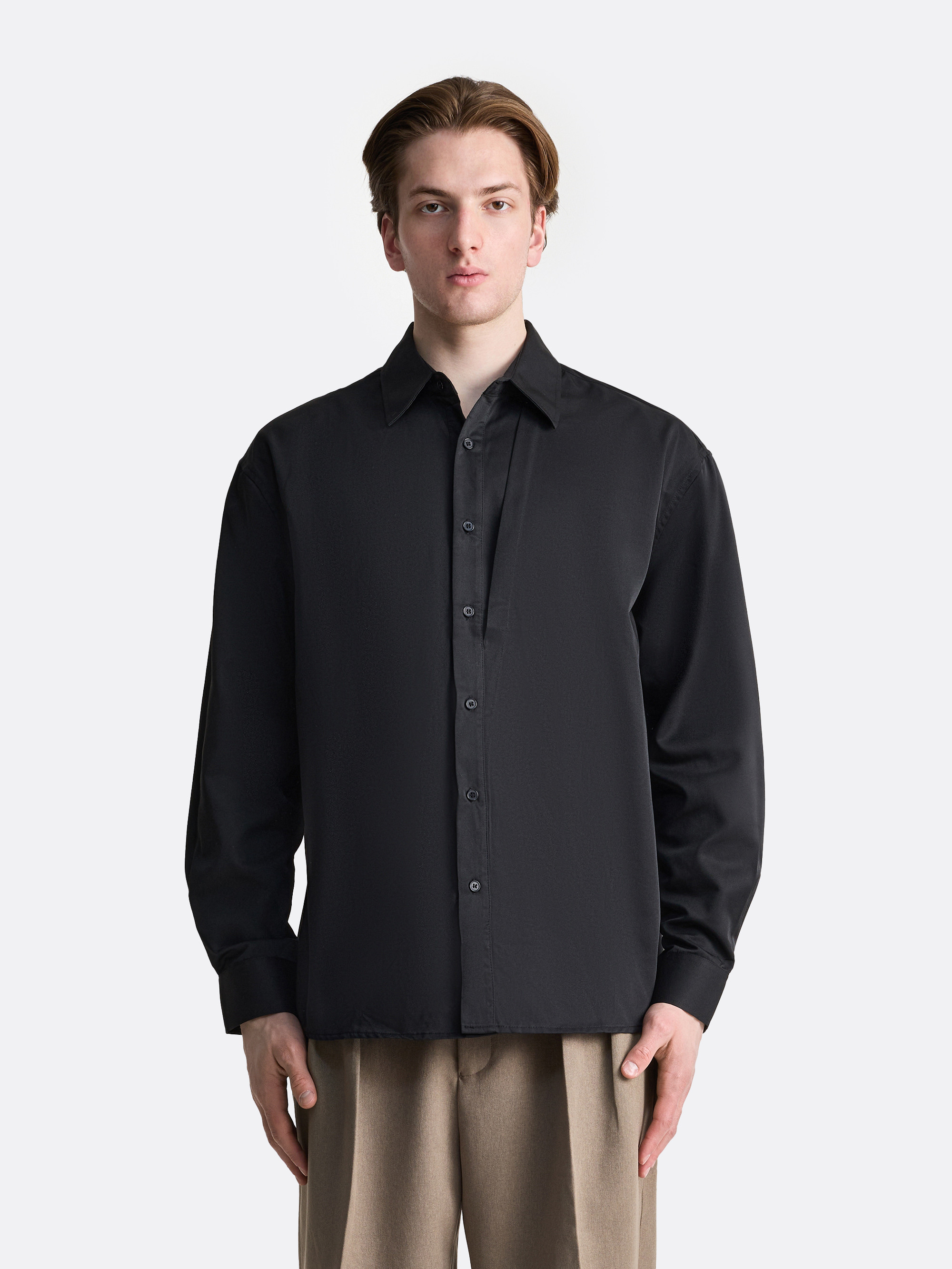 Рубашка с защипом