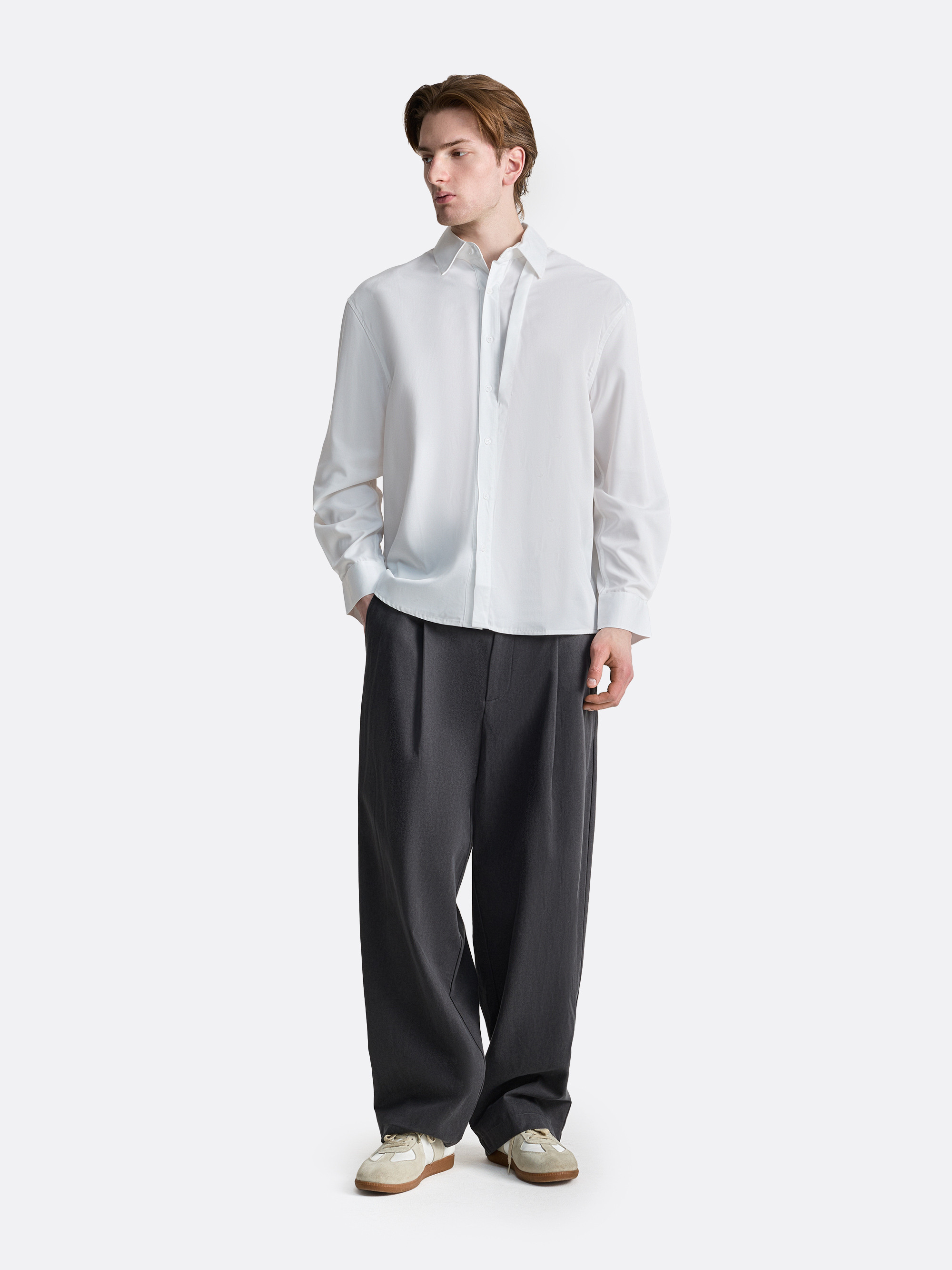 Рубашка с защипом