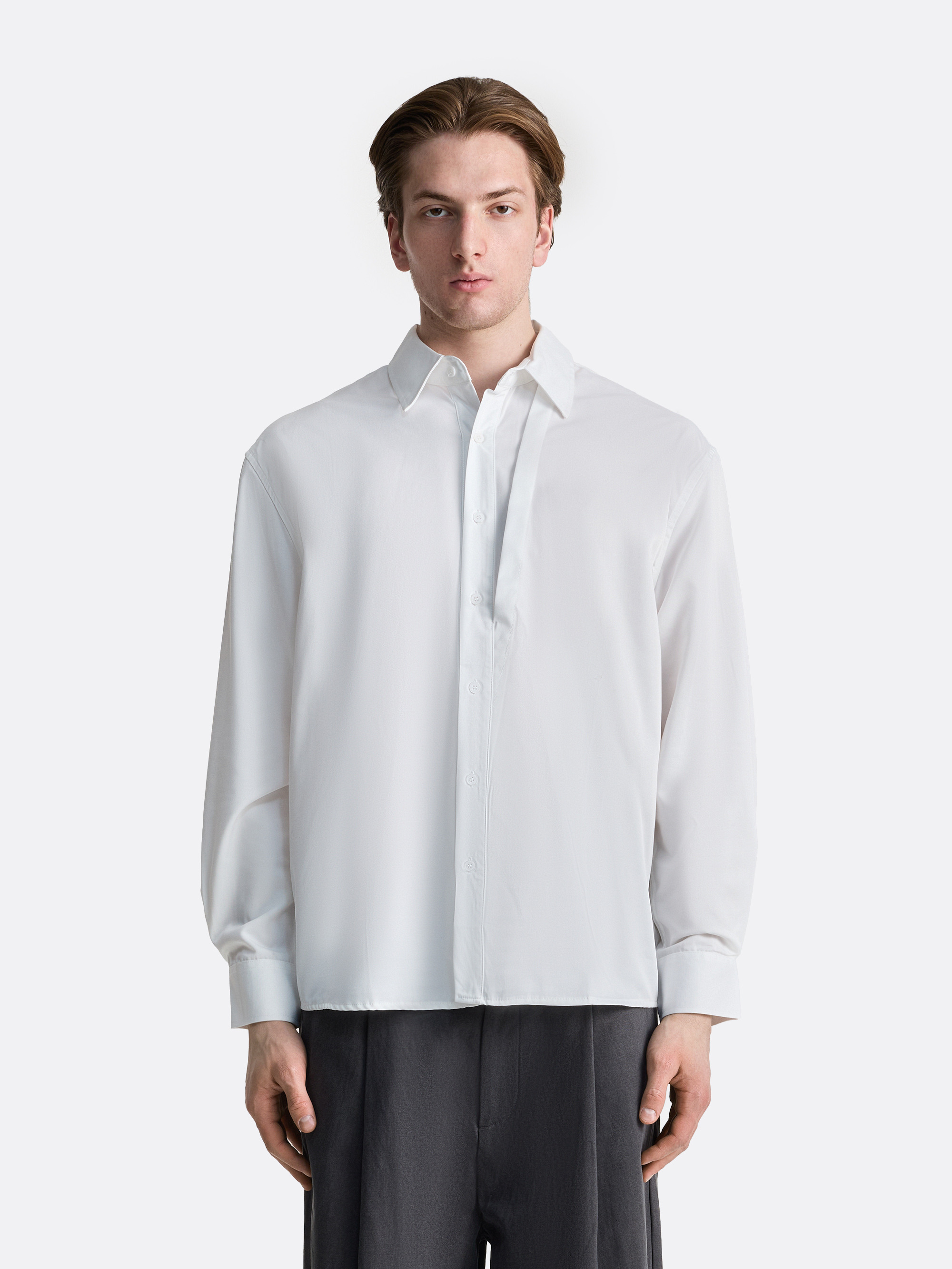 Рубашка с защипом