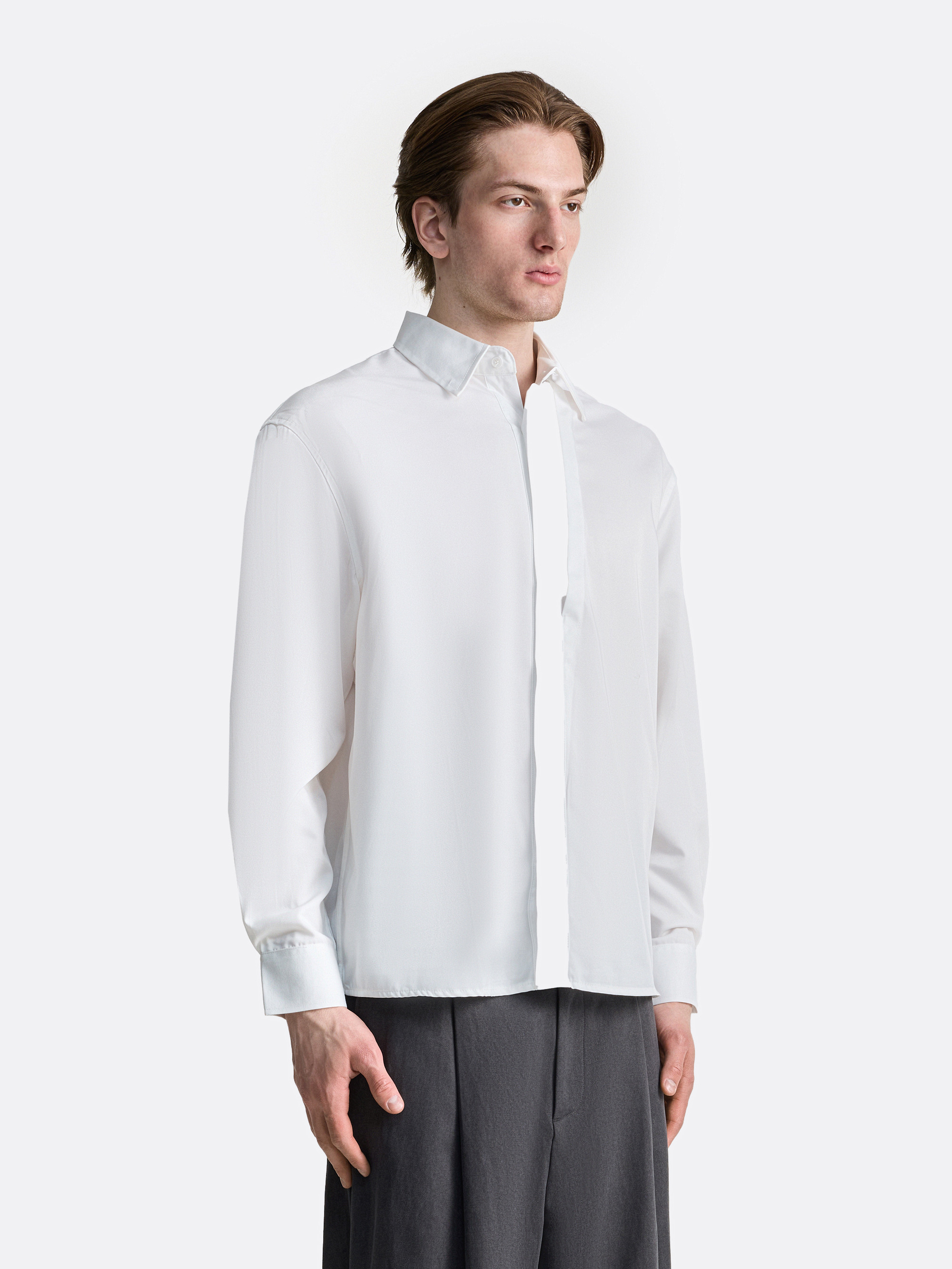 Рубашка с защипом