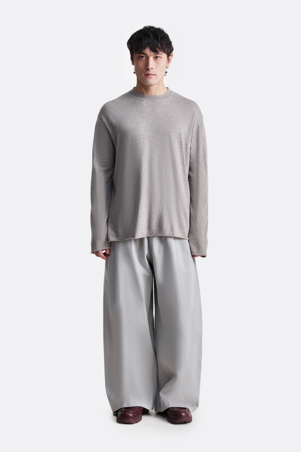 ​Лонгслив с необработанным краем