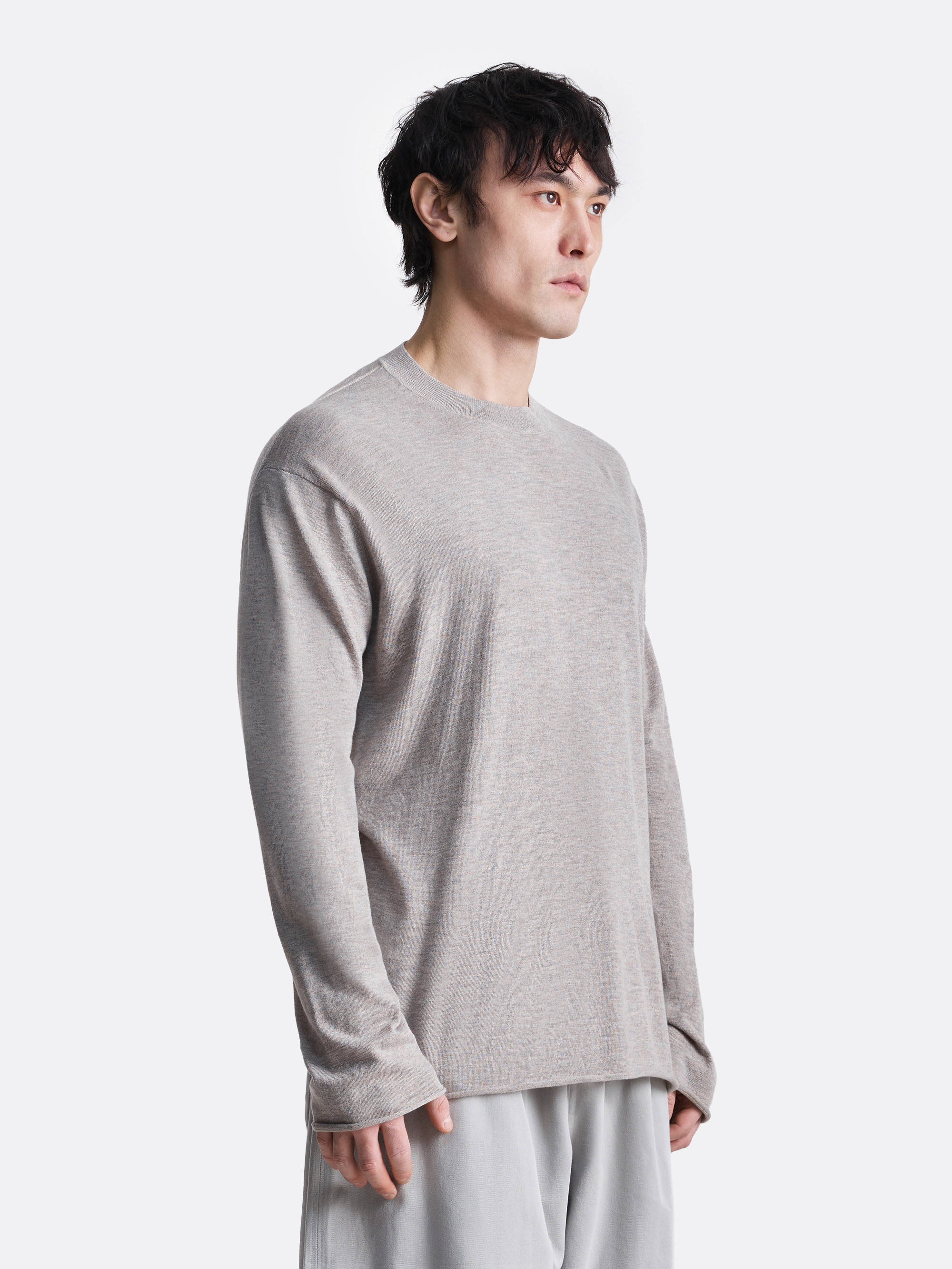 ​Лонгслив с необработанным краем