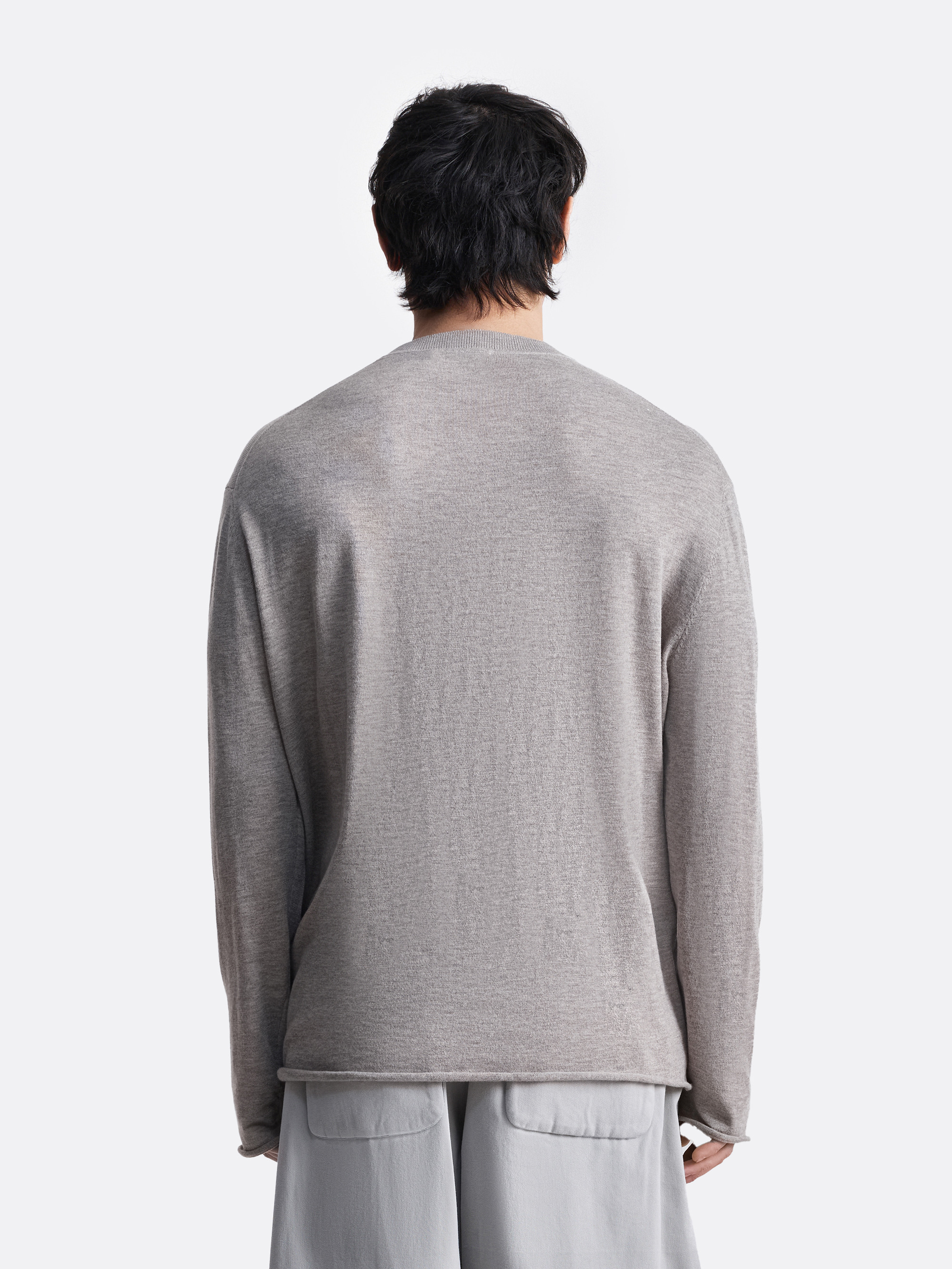 ​Лонгслив с необработанным краем