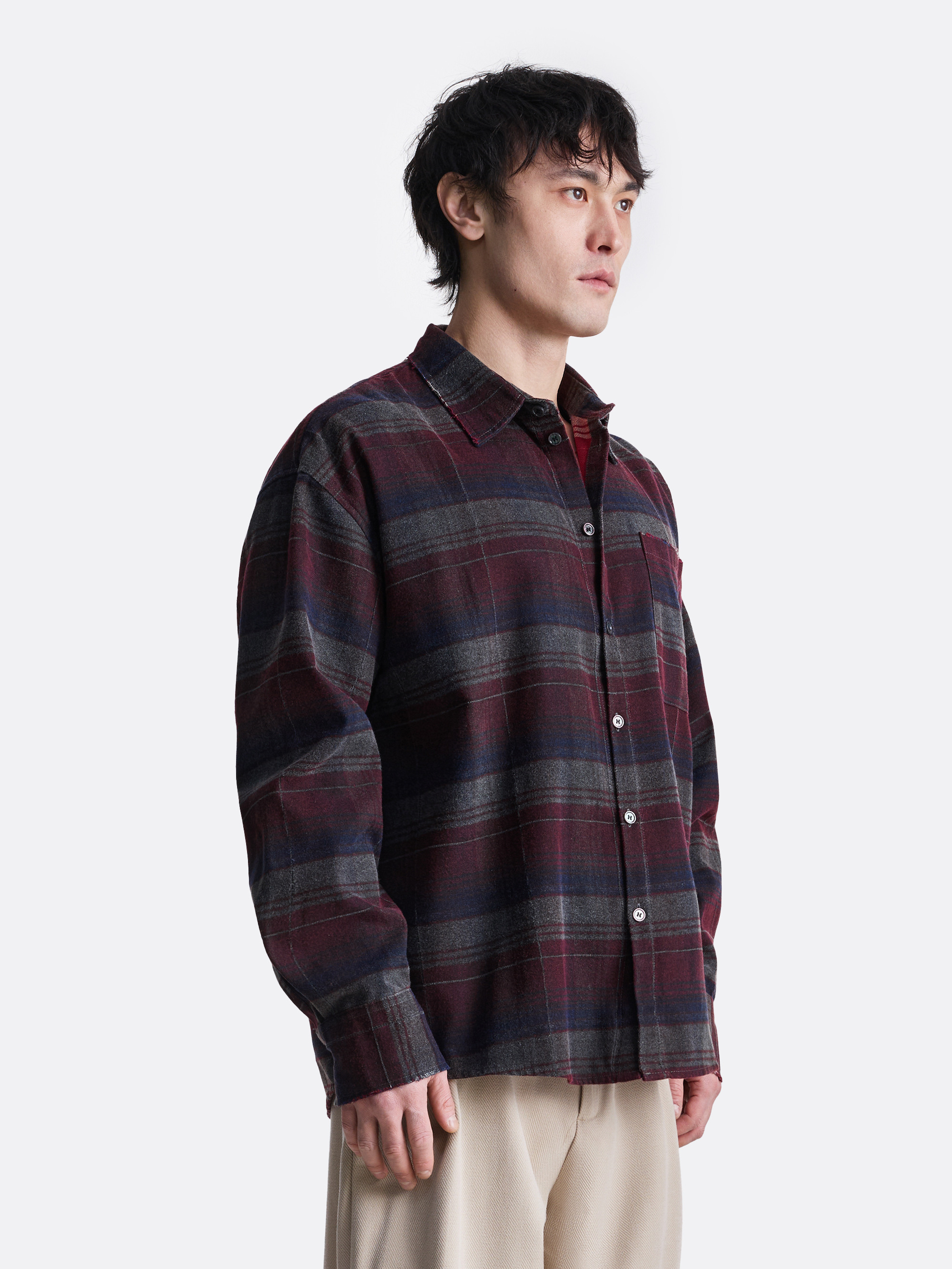 ​Укороченная рубашка в клетку