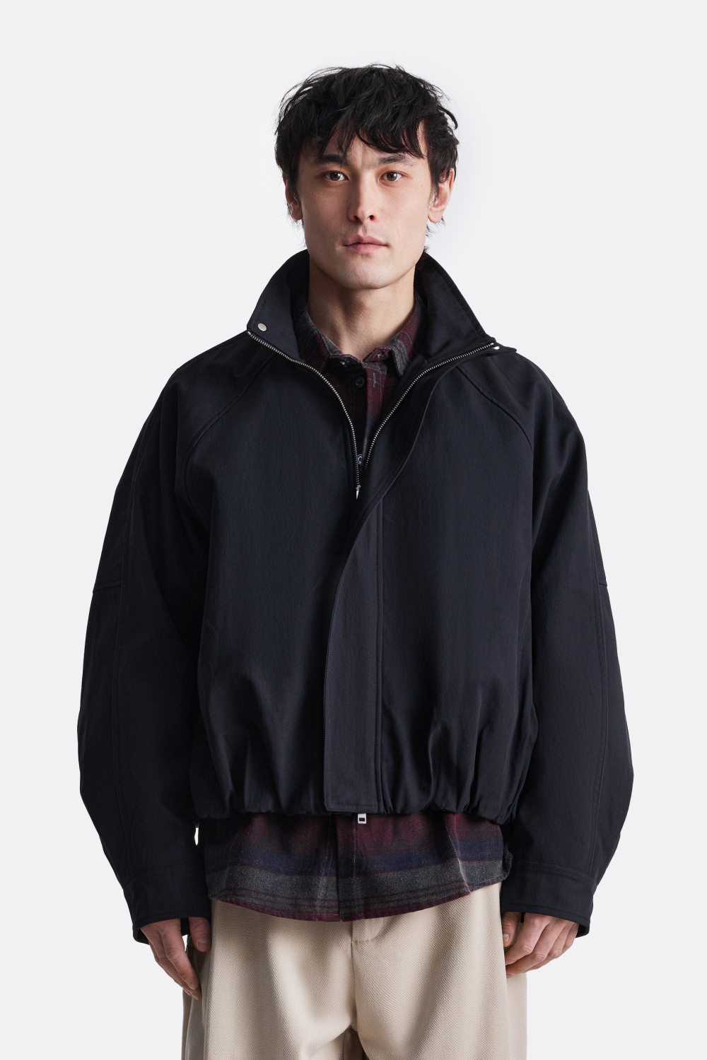 ​Куртка с воротником стойкой