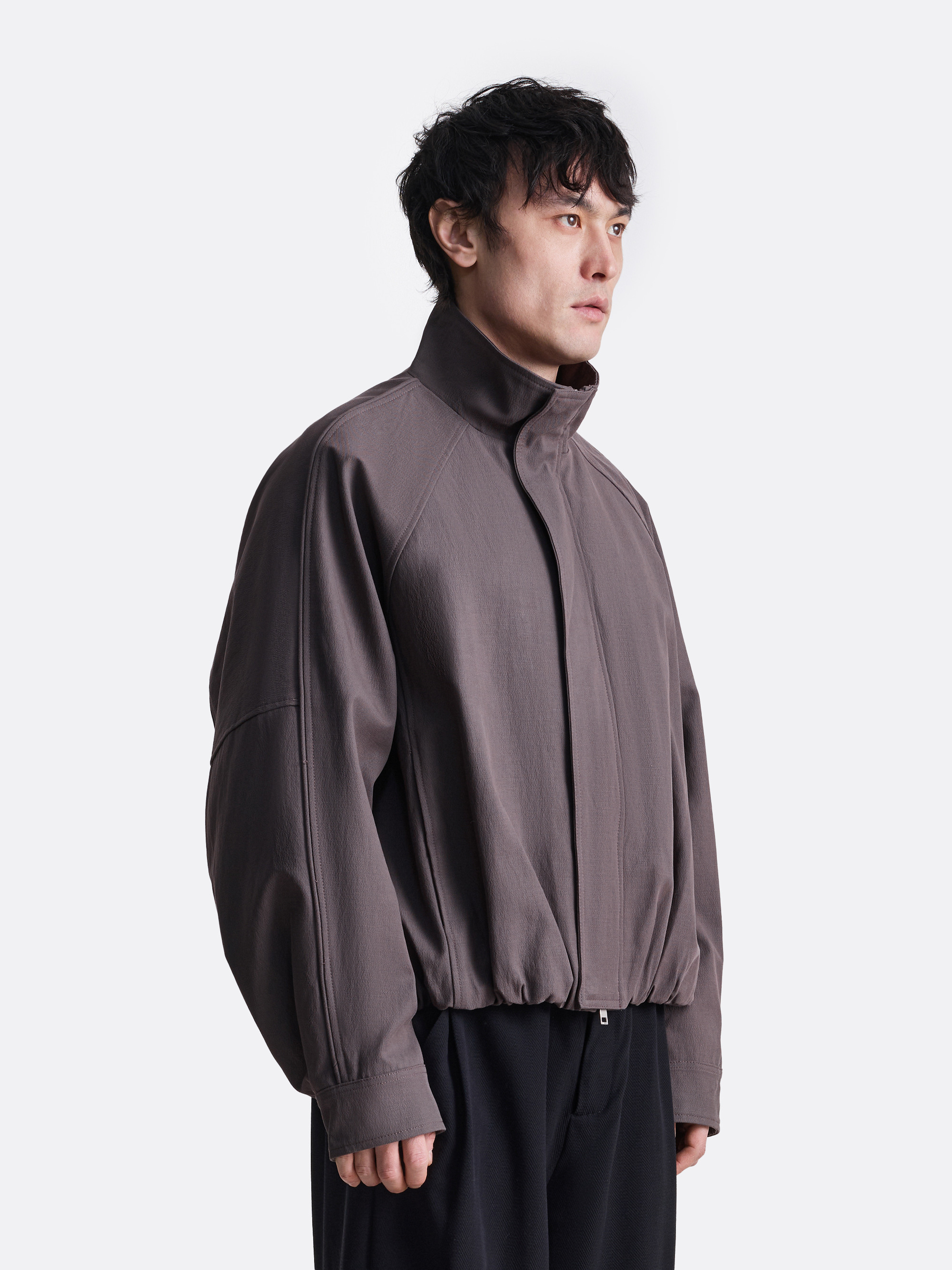 ​Куртка с воротником стойкой