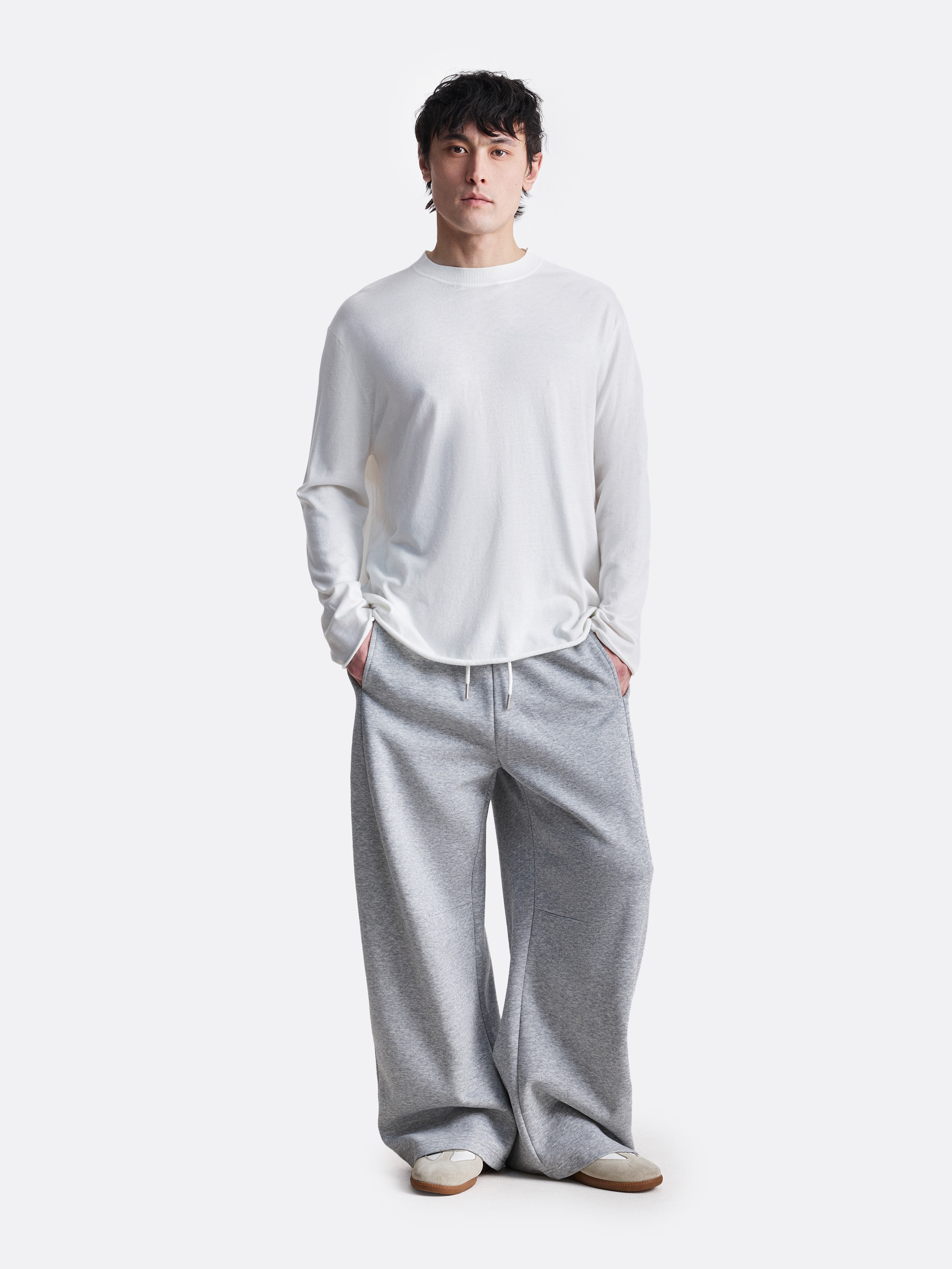 ​Лонгслив с необработанным краем