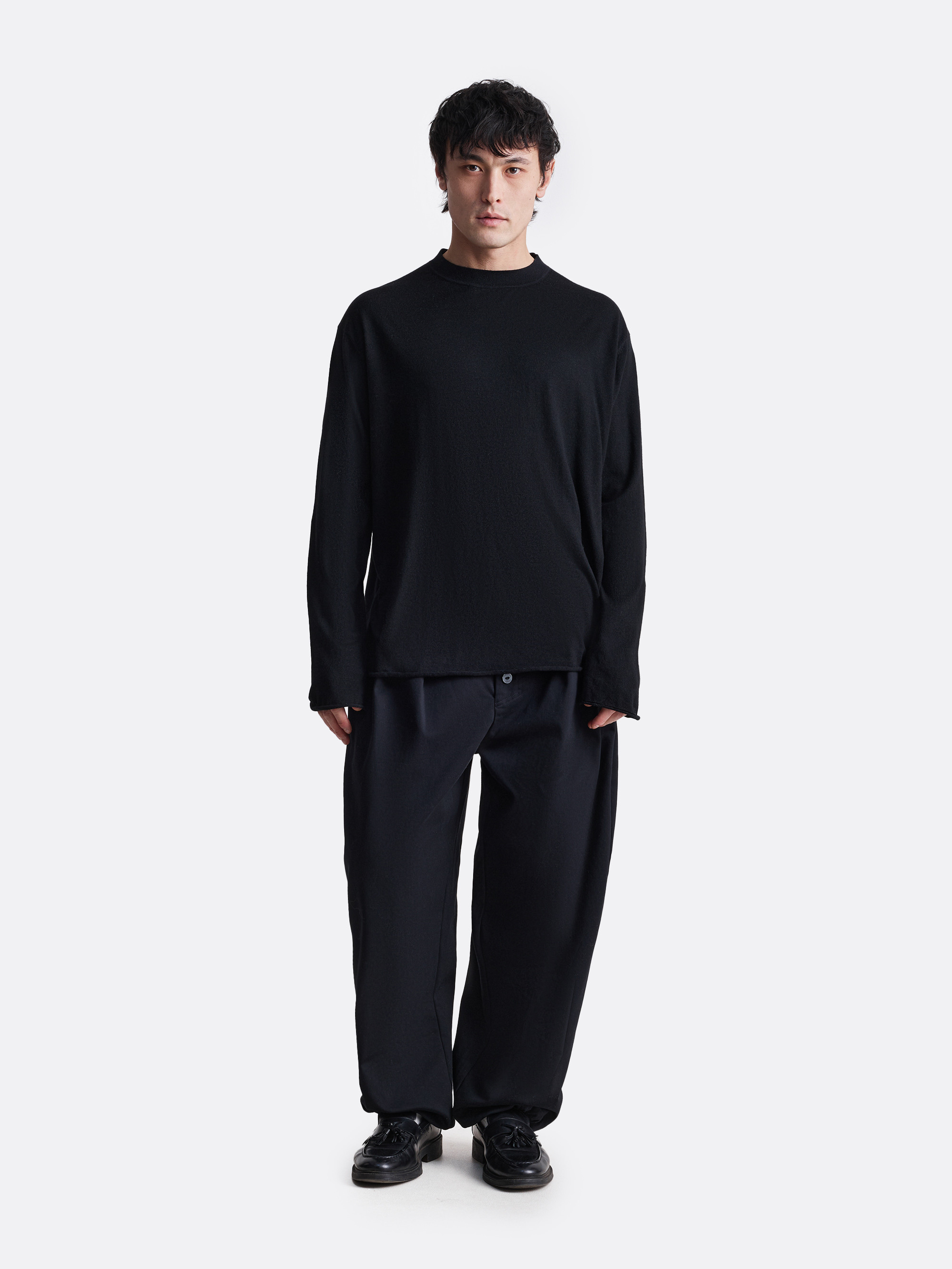 ​Лонгслив с необработанным краем