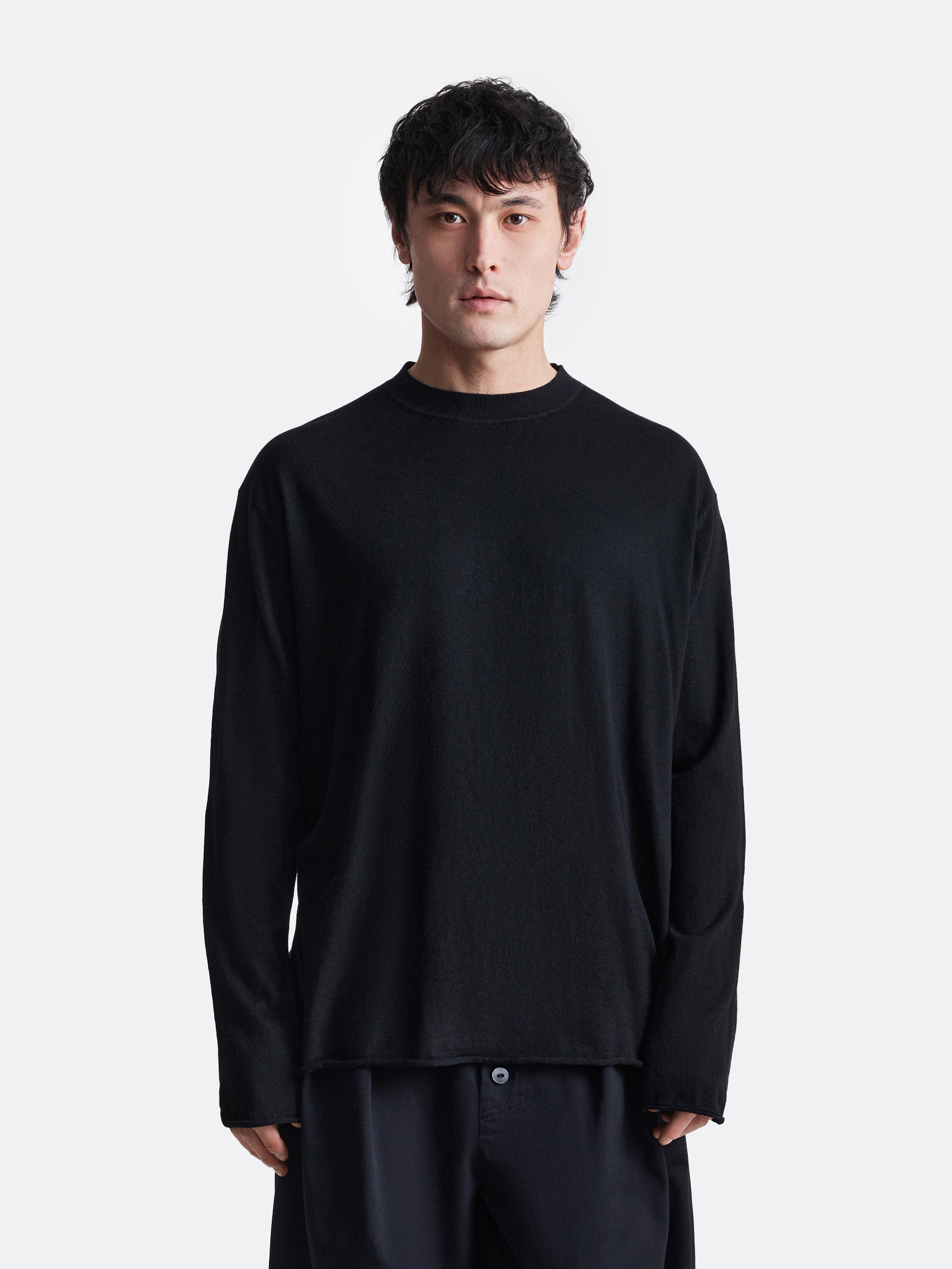 ​Лонгслив с необработанным краем