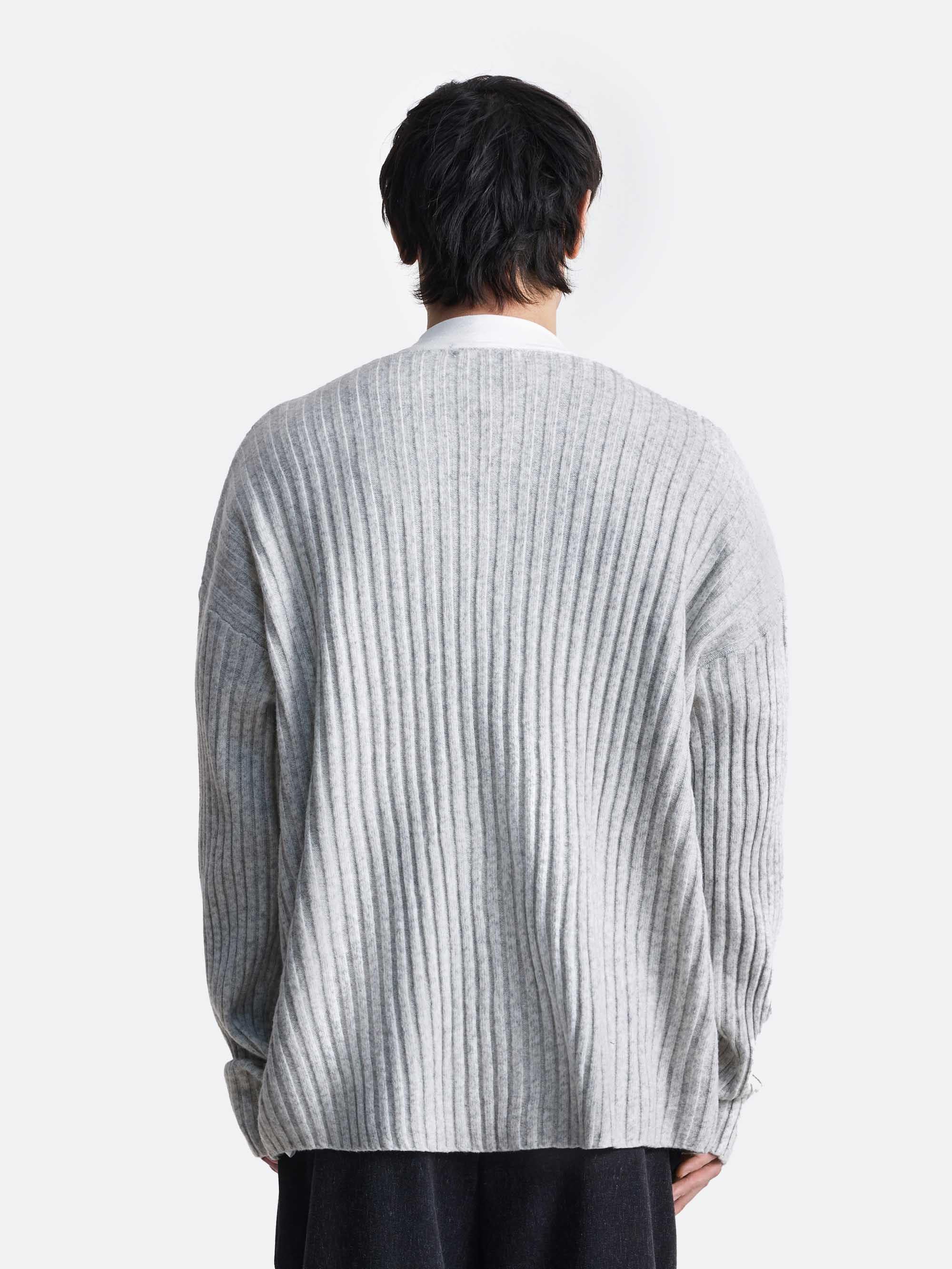 Кардиган в рубчик