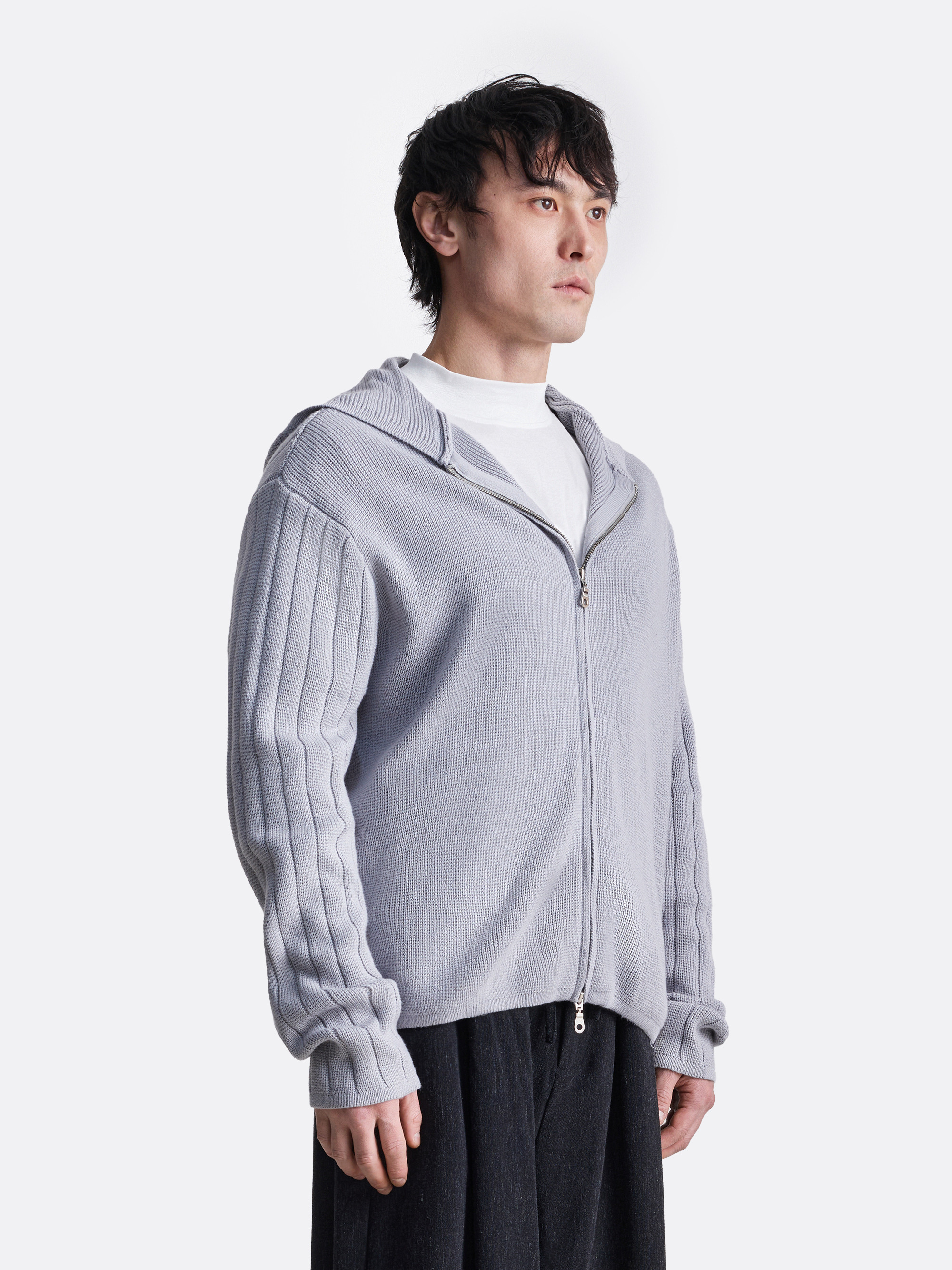 ​Вязаное зип-худи